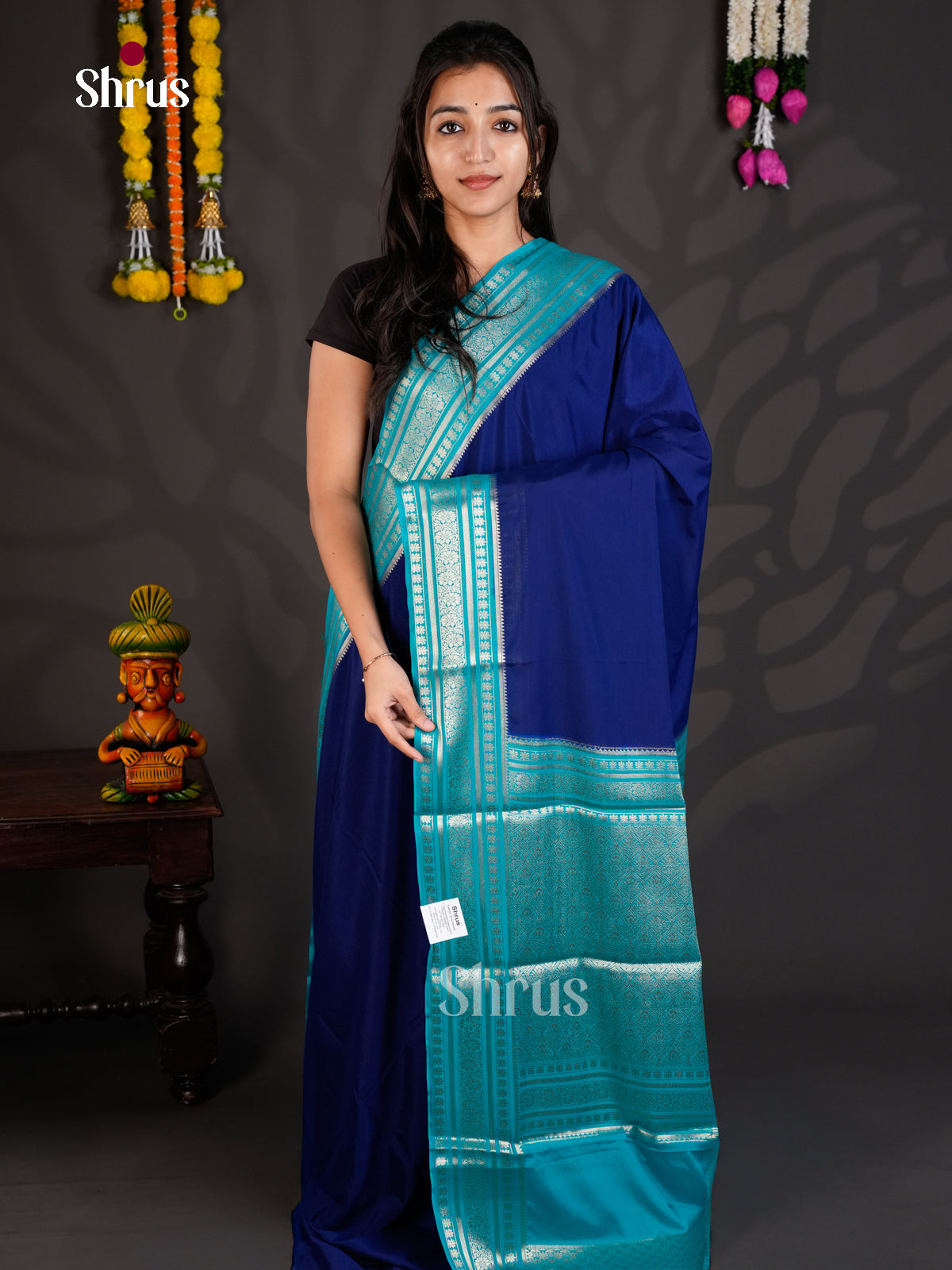 EAS23169 - Mysoresilk-halfpure - Saree - Shop on Shrus.com