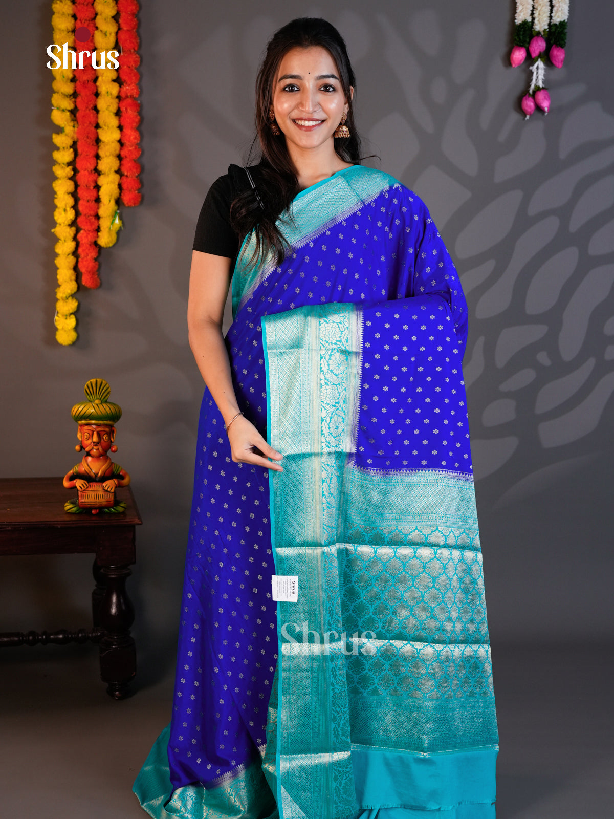 EAS23178 - Mysoresilk-halfpure - Saree - Shop on Shrus.com