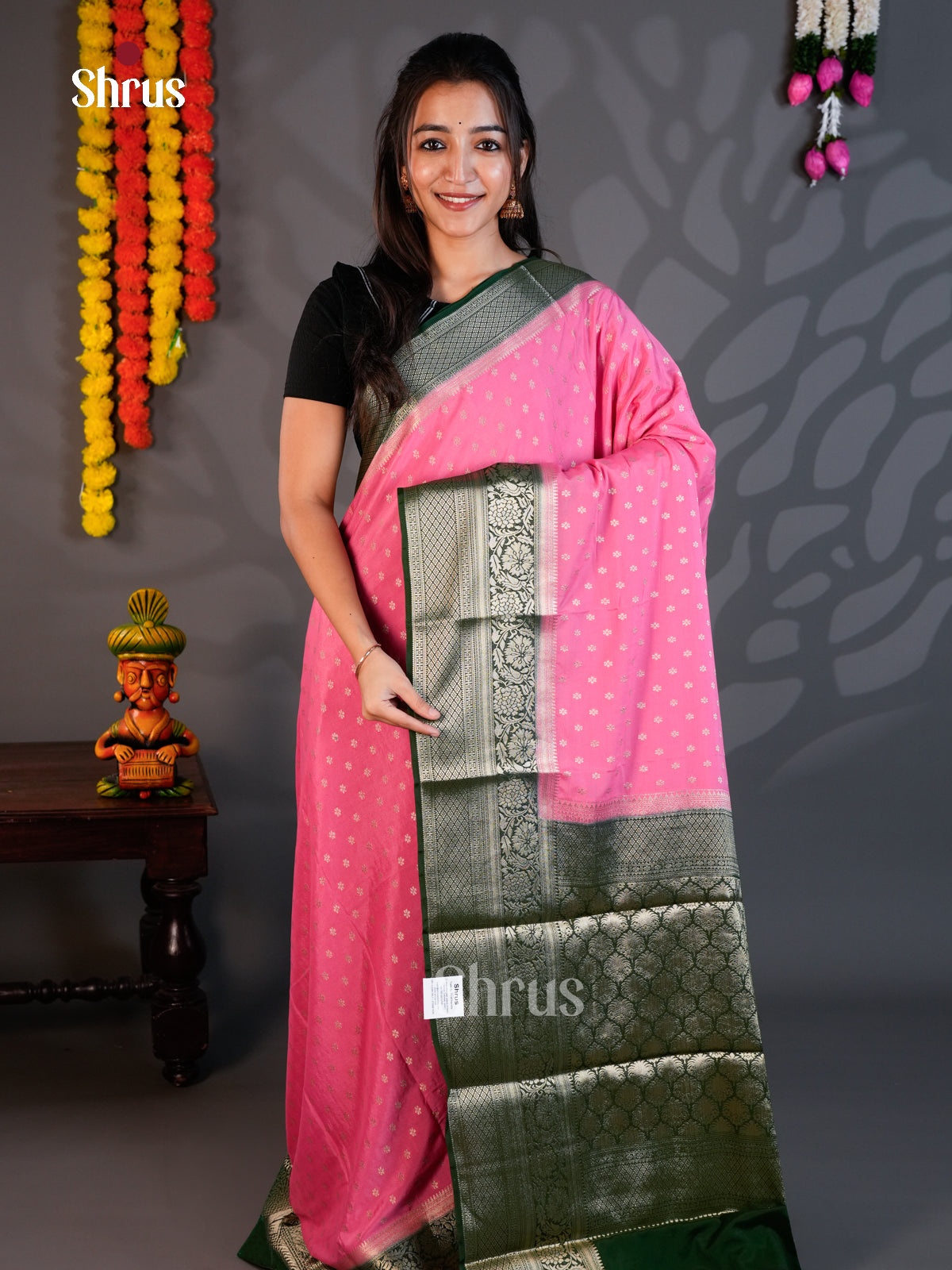 EAS23179 - Mysoresilk-halfpure - Saree - Shop on Shrus.com