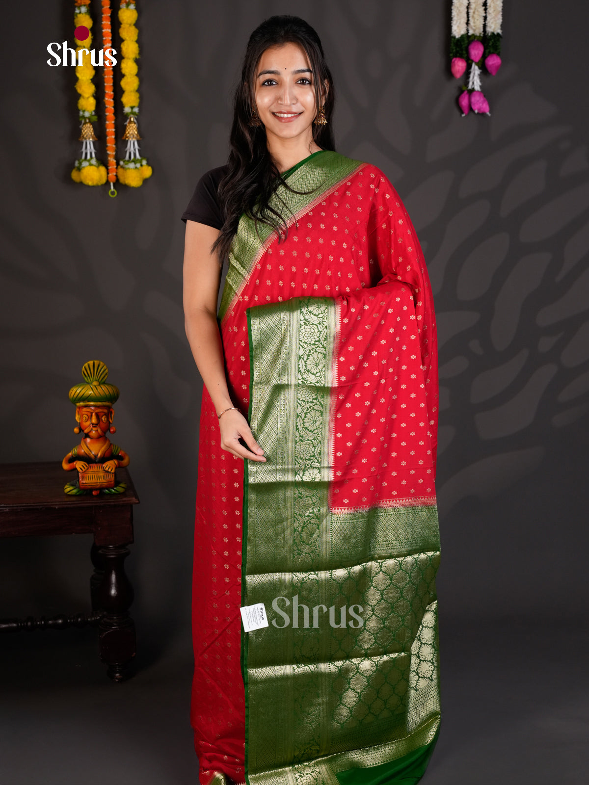 EAS23180 - Mysoresilk-halfpure - Saree - Shop on Shrus.com