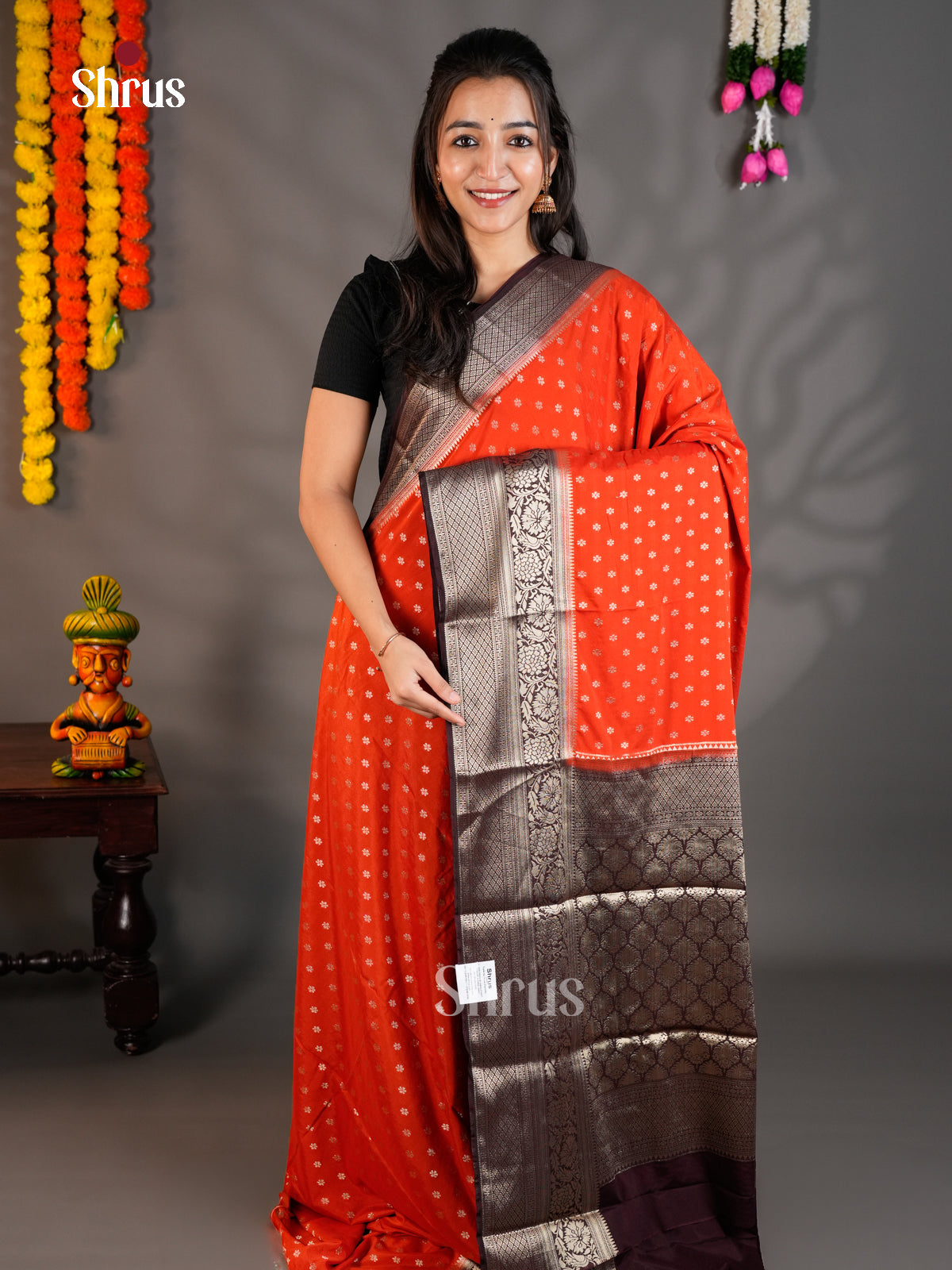 EAS23188 - Mysoresilk-halfpure - Saree - Shop on Shrus.com