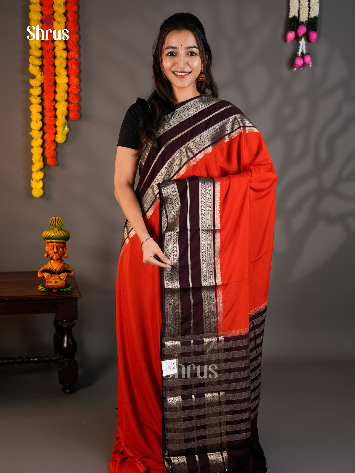 EAS23189 - Mysoresilk-halfpure - Saree - Shop on Shrus.com