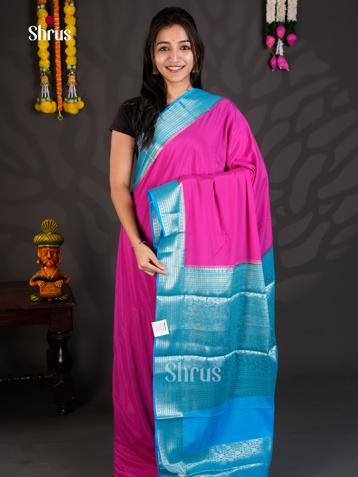 EAS23207 - Mysoresilk-halfpure - Saree - Shop on Shrus.com