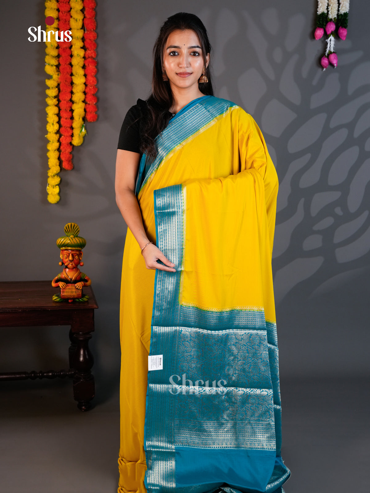 EAS23214 - Mysoresilk-halfpure - Saree - Shop on Shrus.com