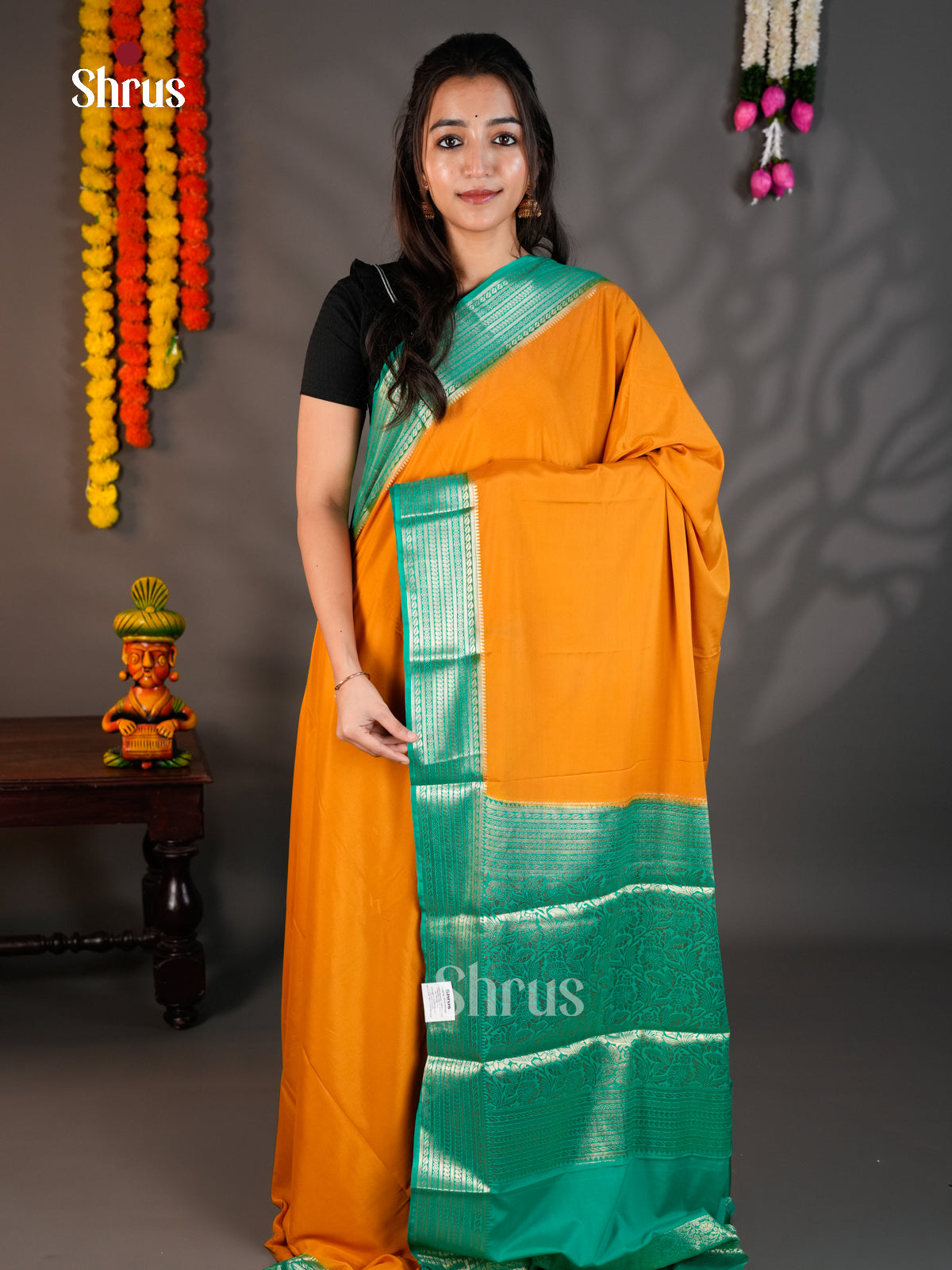 EAS23216 - Mysoresilk-halfpure - Saree - Shop on Shrus.com