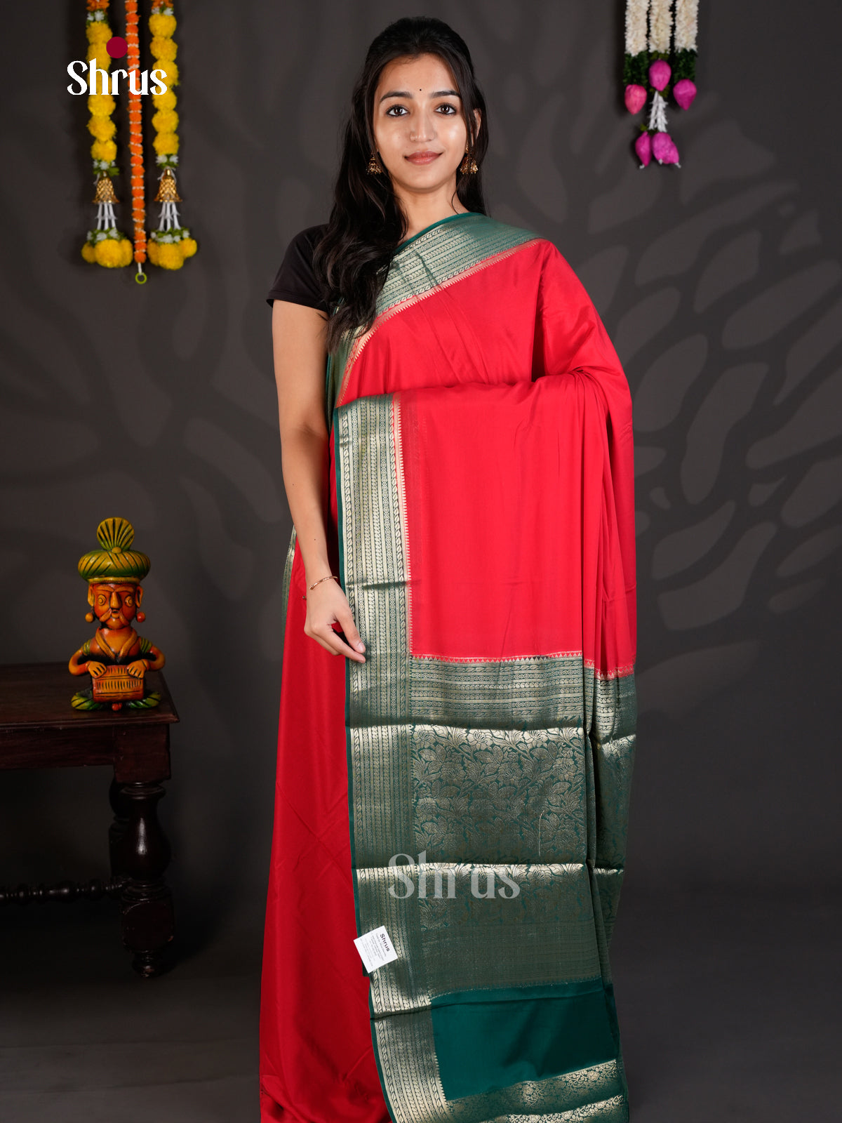 EAS23217 - Mysoresilk-halfpure - Saree - Shop on Shrus.com