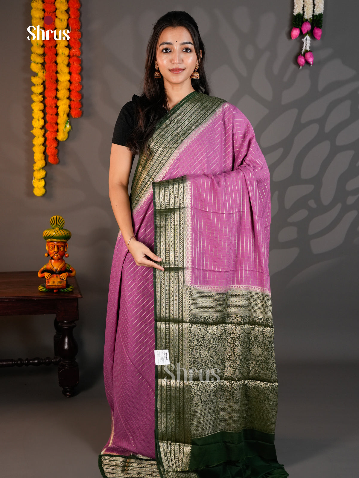 EAS23218 - Mysoresilk-halfpure - Saree - Shop on Shrus.com