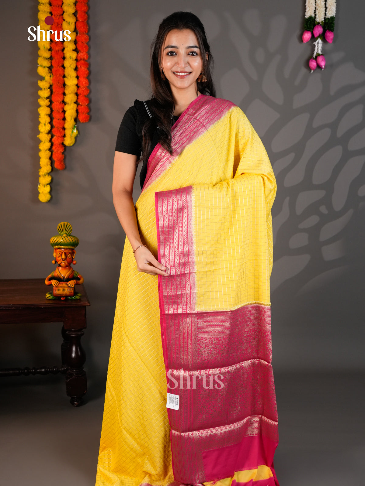 EAS23225 - Mysoresilk-halfpure - Saree - Shop on Shrus.com