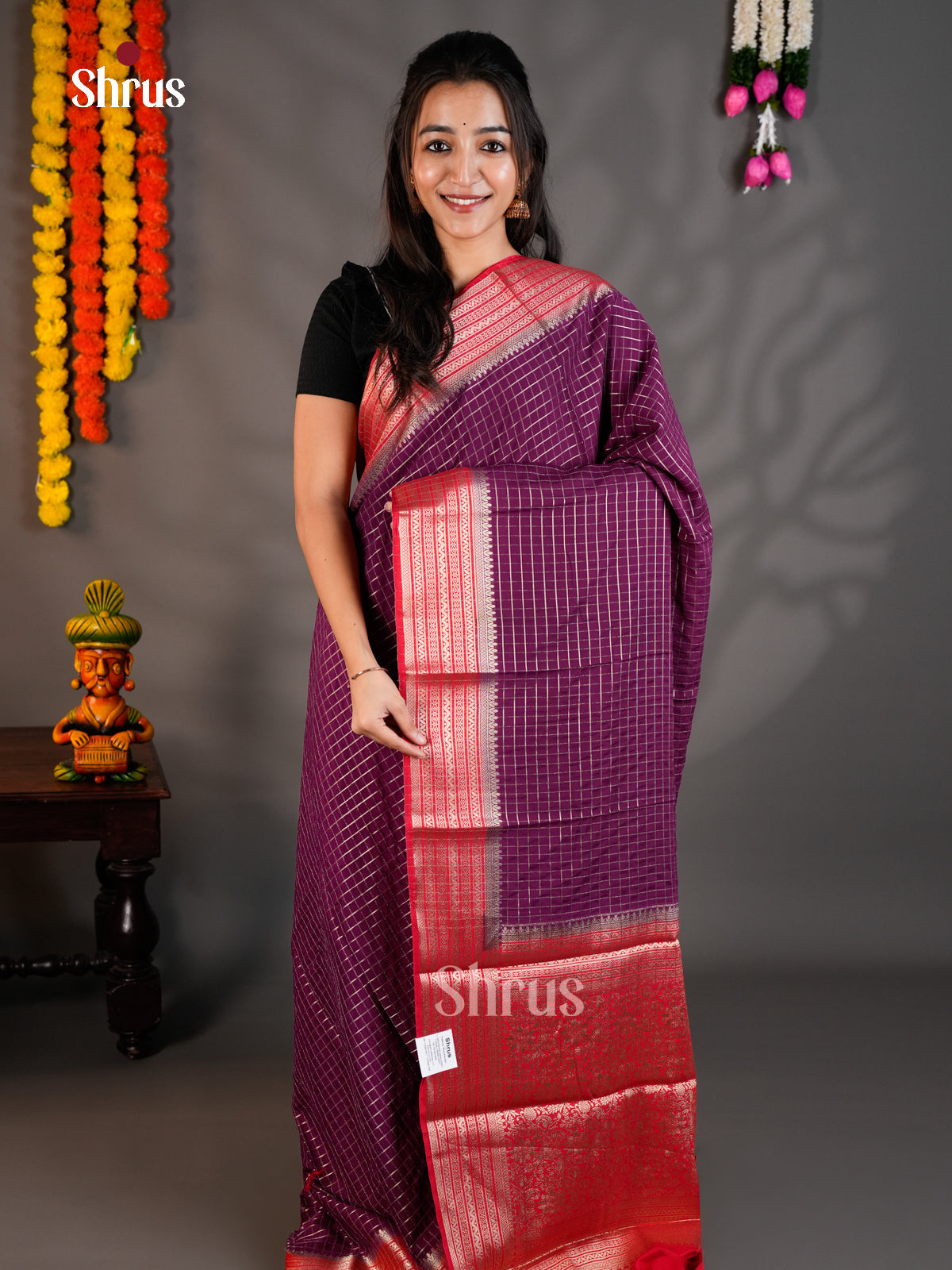 EAS23226 - Mysoresilk-halfpure - Saree - Shop on Shrus.com