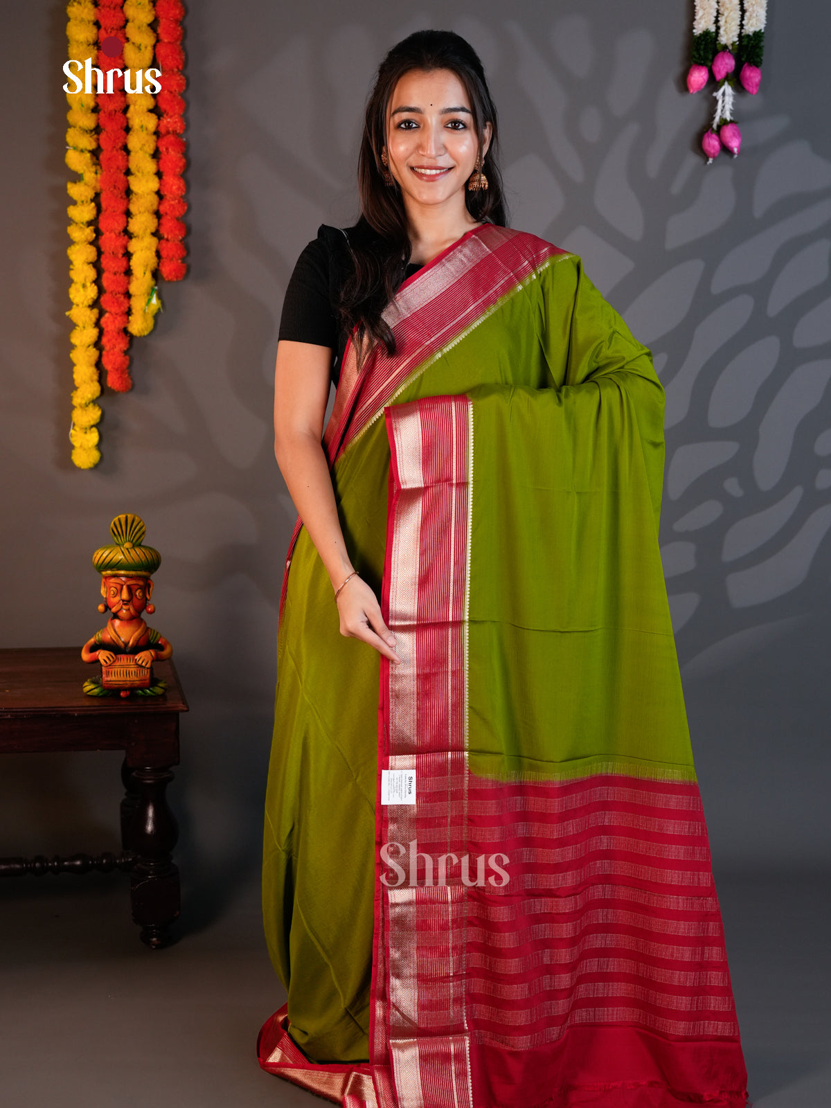 EAS23247 - Mysoresilk-halfpure - Saree - Shop on Shrus.com