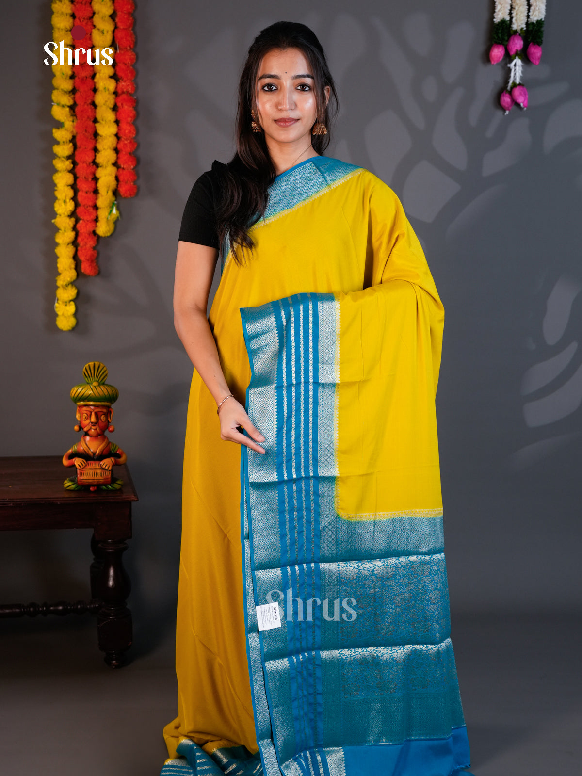 EAS23255 - Mysoresilk-halfpure - Saree - Shop on Shrus.com