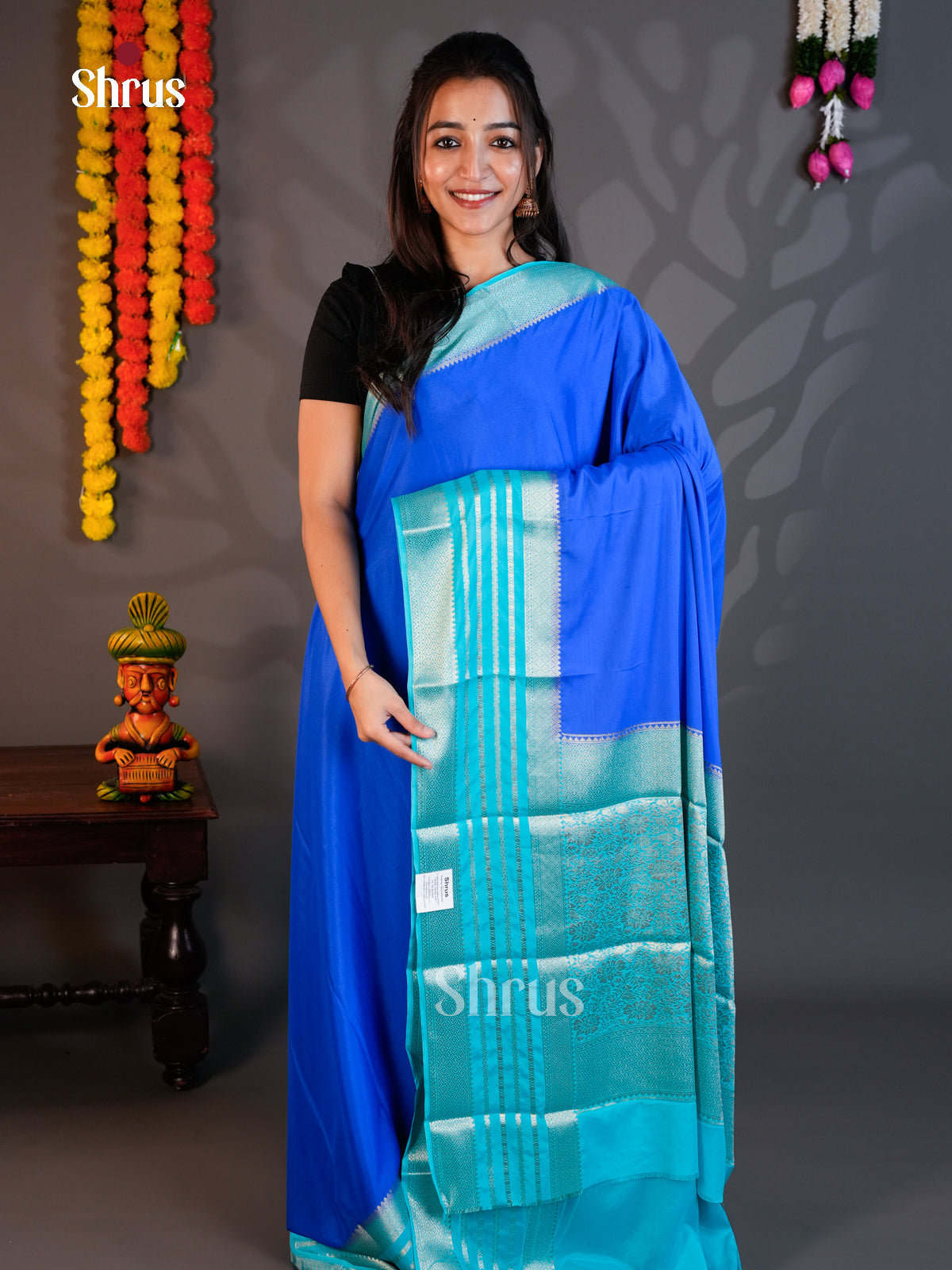 EAS23256 - Mysoresilk-halfpure - Saree - Shop on Shrus.com