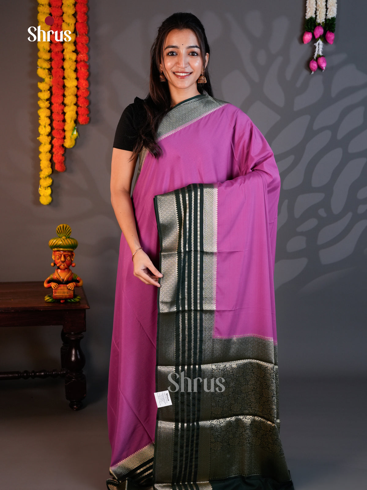 EAS23259 - Mysoresilk-halfpure - Saree - Shop on Shrus.com