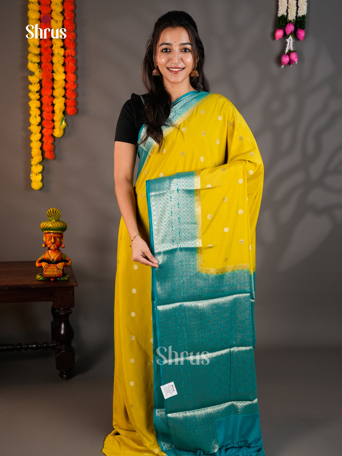 EAS23270 - Mysoresilk-halfpure - Saree - Shop on Shrus.com