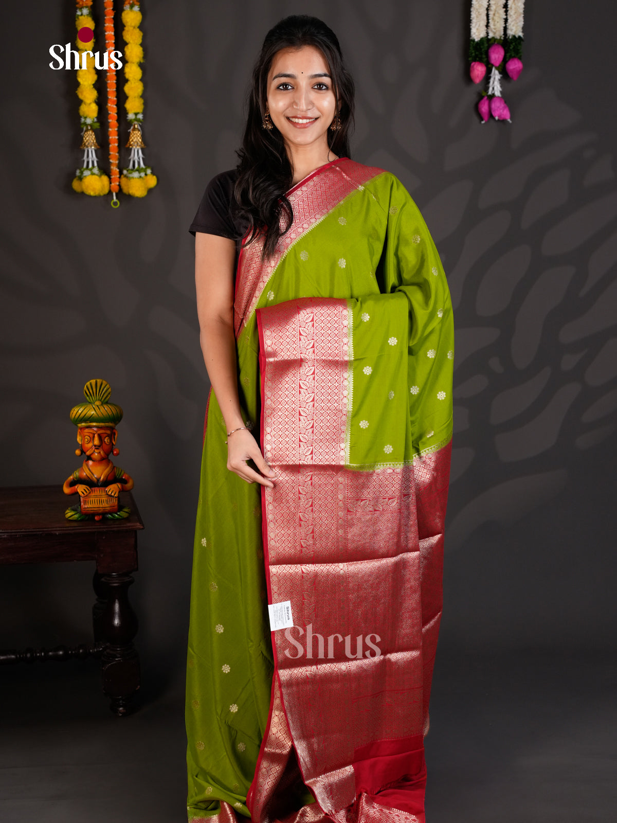 EAS23271 - Mysoresilk-halfpure - Saree - Shop on Shrus.com