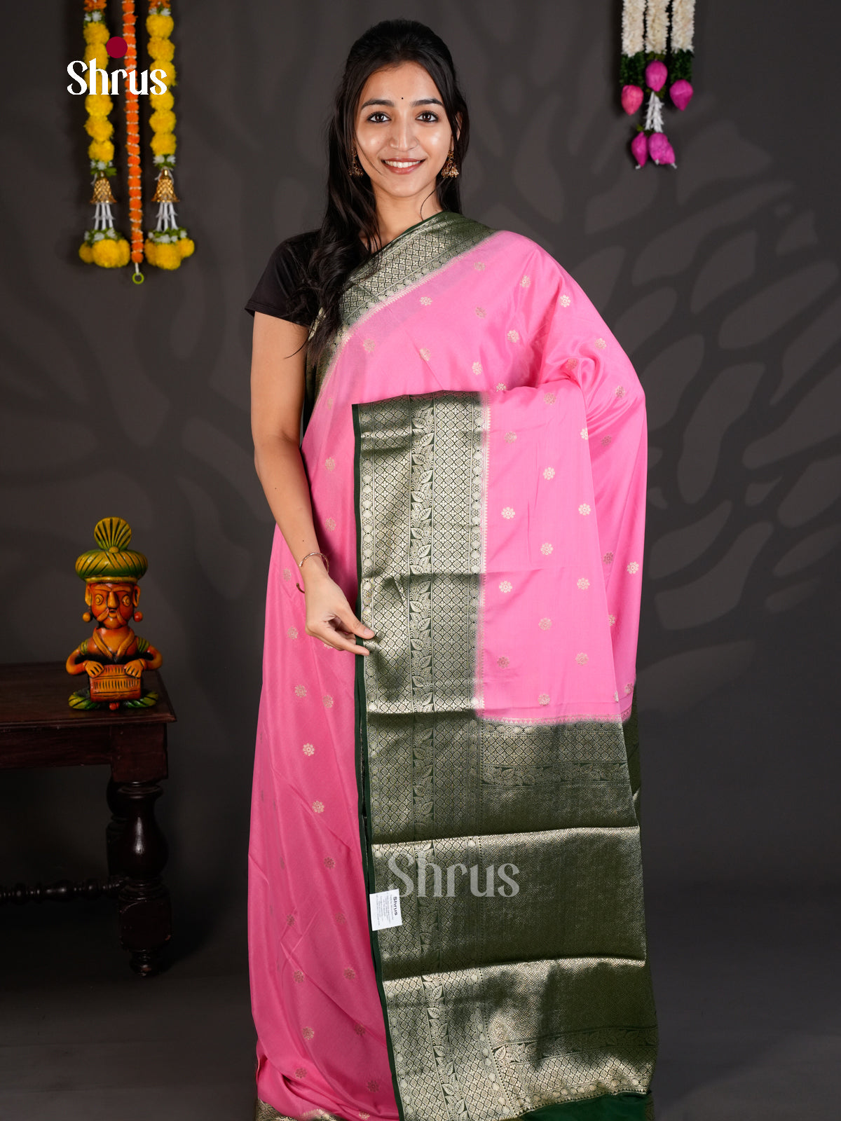 EAS23276 - Mysoresilk-halfpure - Saree - Shop on Shrus.com
