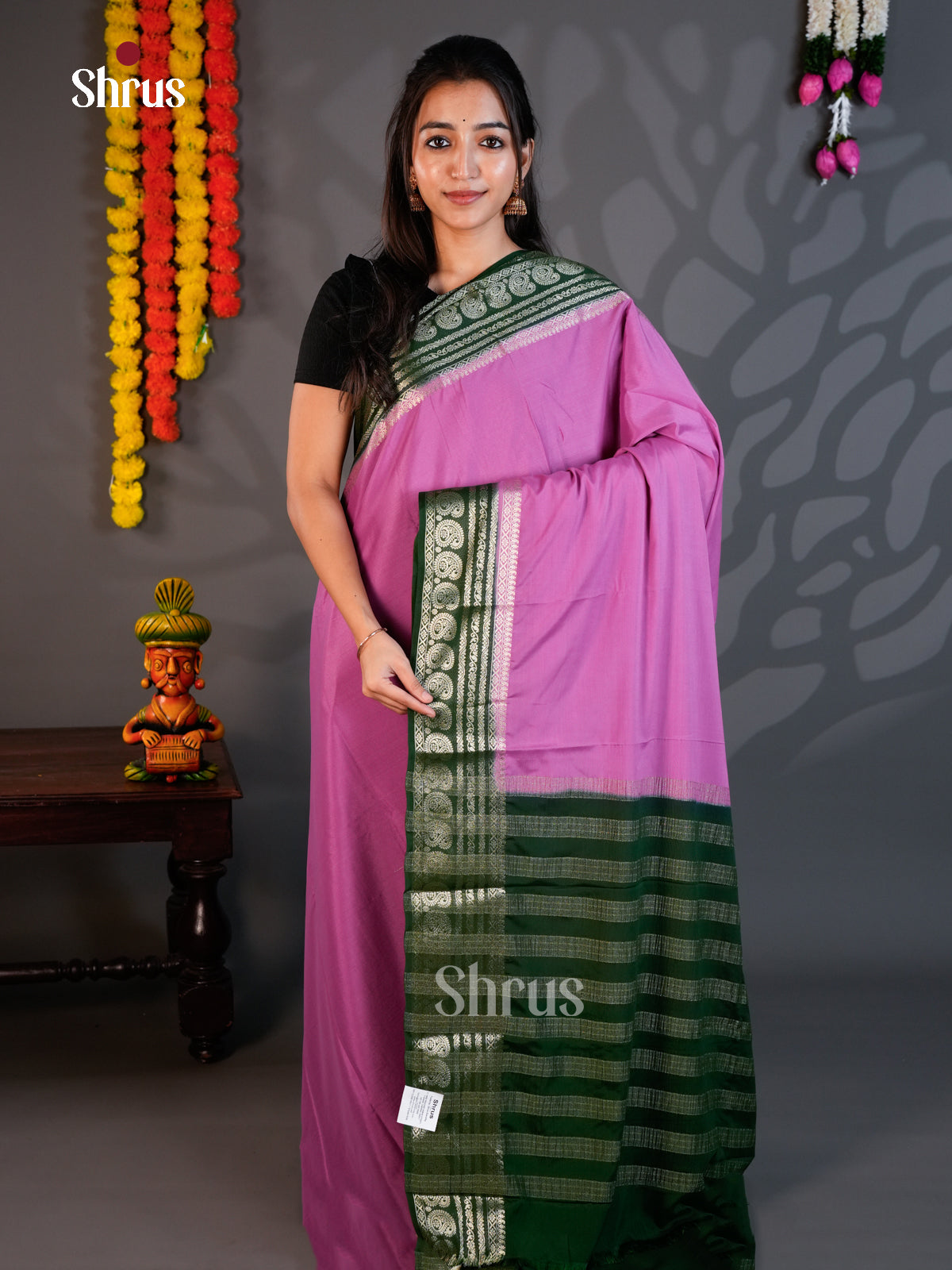 EAS23279 - Mysoresilk-halfpure - Saree - Shop on Shrus.com