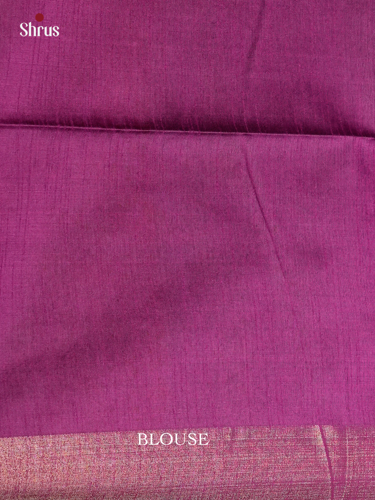 Orange & Violet - Semi Rawsilk - Saree-EAS24011 - Shop on Shrus.com