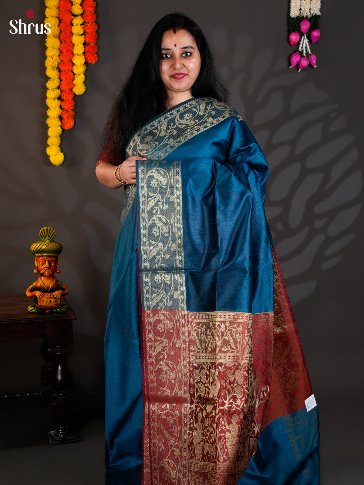 EAS24048 - Semi Rawsilk - Saree