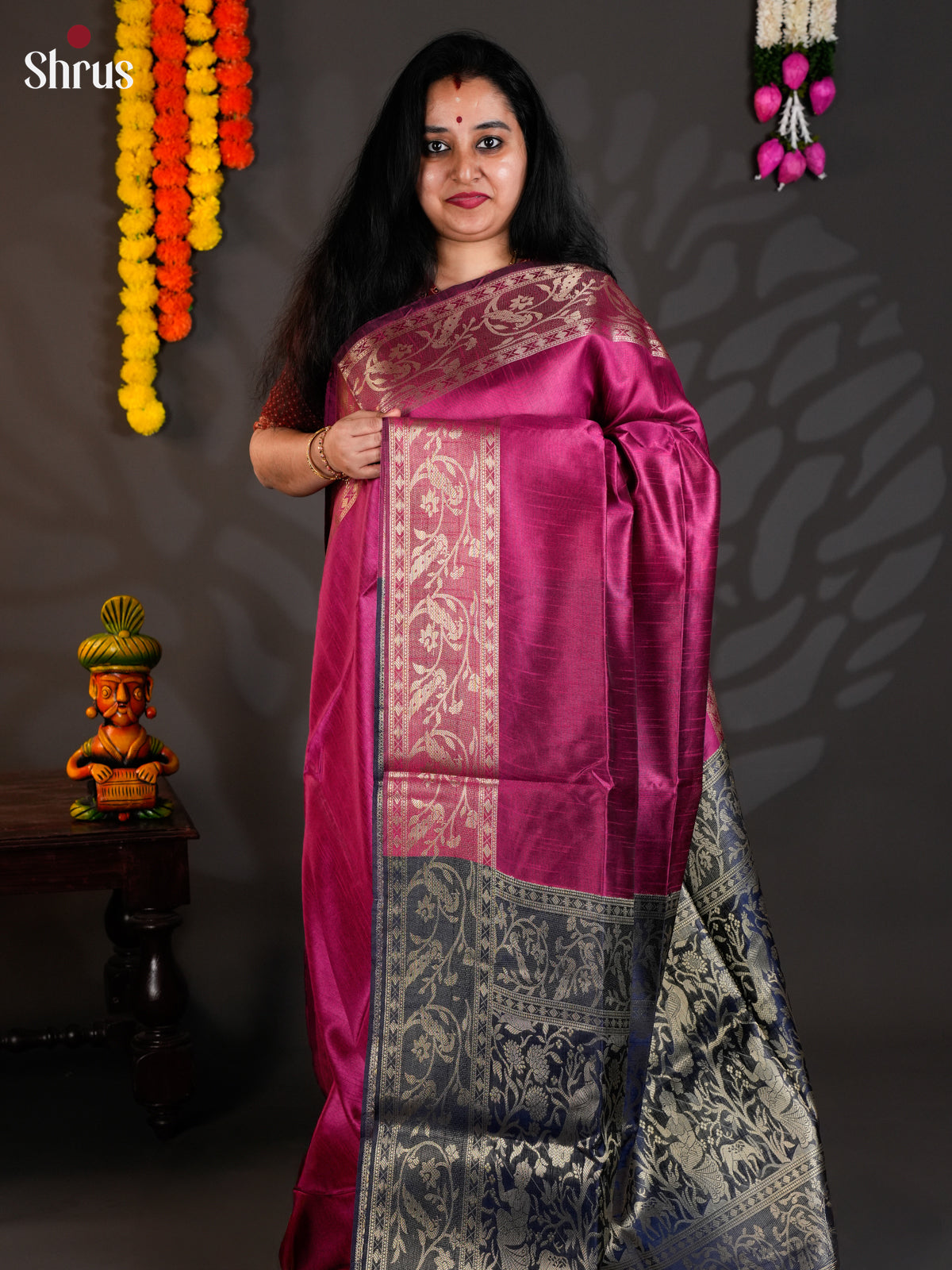 EAS24049 - Semi Rawsilk - Saree