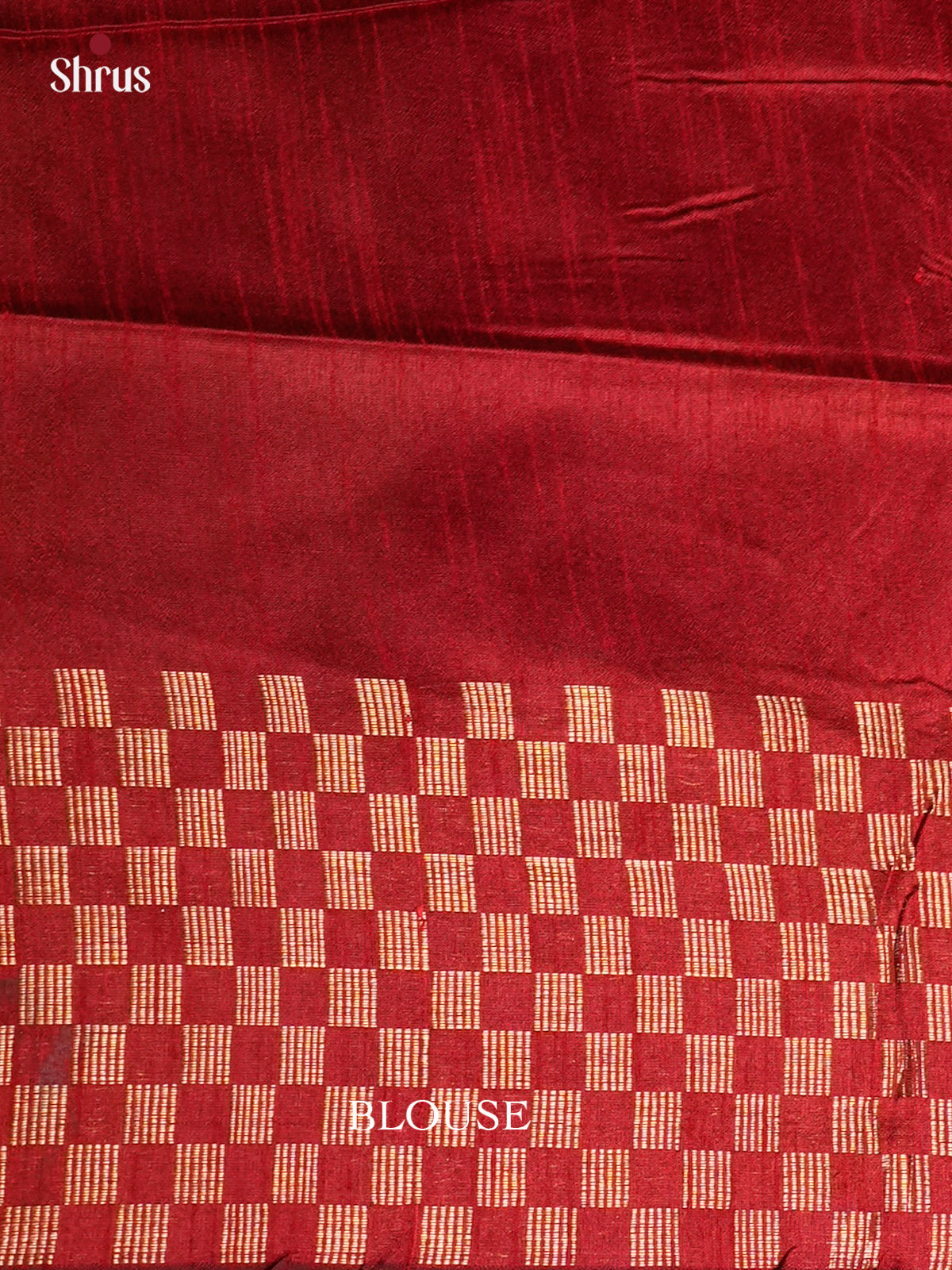 Green & Red - Semi Rawsilk - Saree-EAS24074 - Shop on Shrus.com