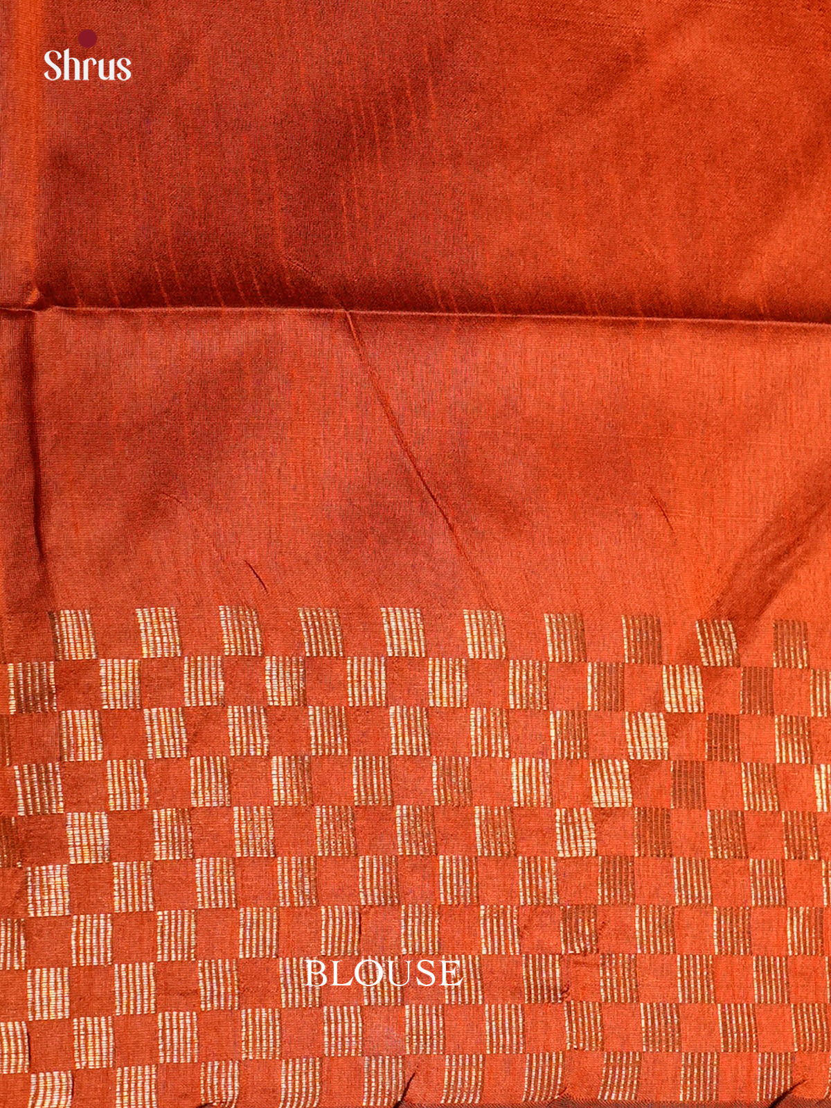 Violet & Orange - Semi Rawsilk - Saree-EAS24084