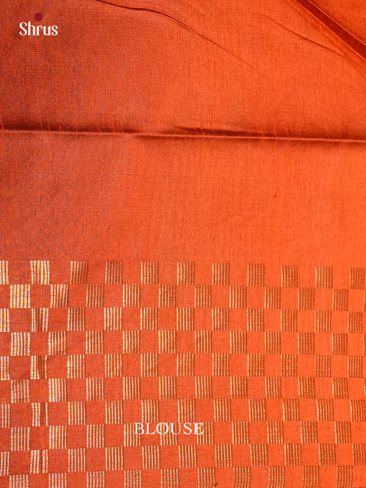 Maroon & Orange - Semi Rawsilk - Saree - EAS24085 - Shop on Shrus.com