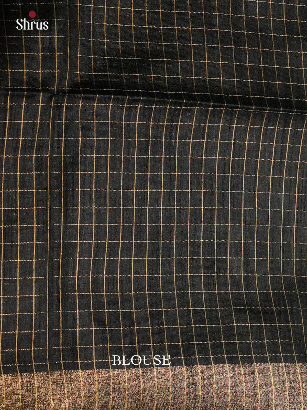 Green & Black- Semi Rawsilk - Saree - EAS24098