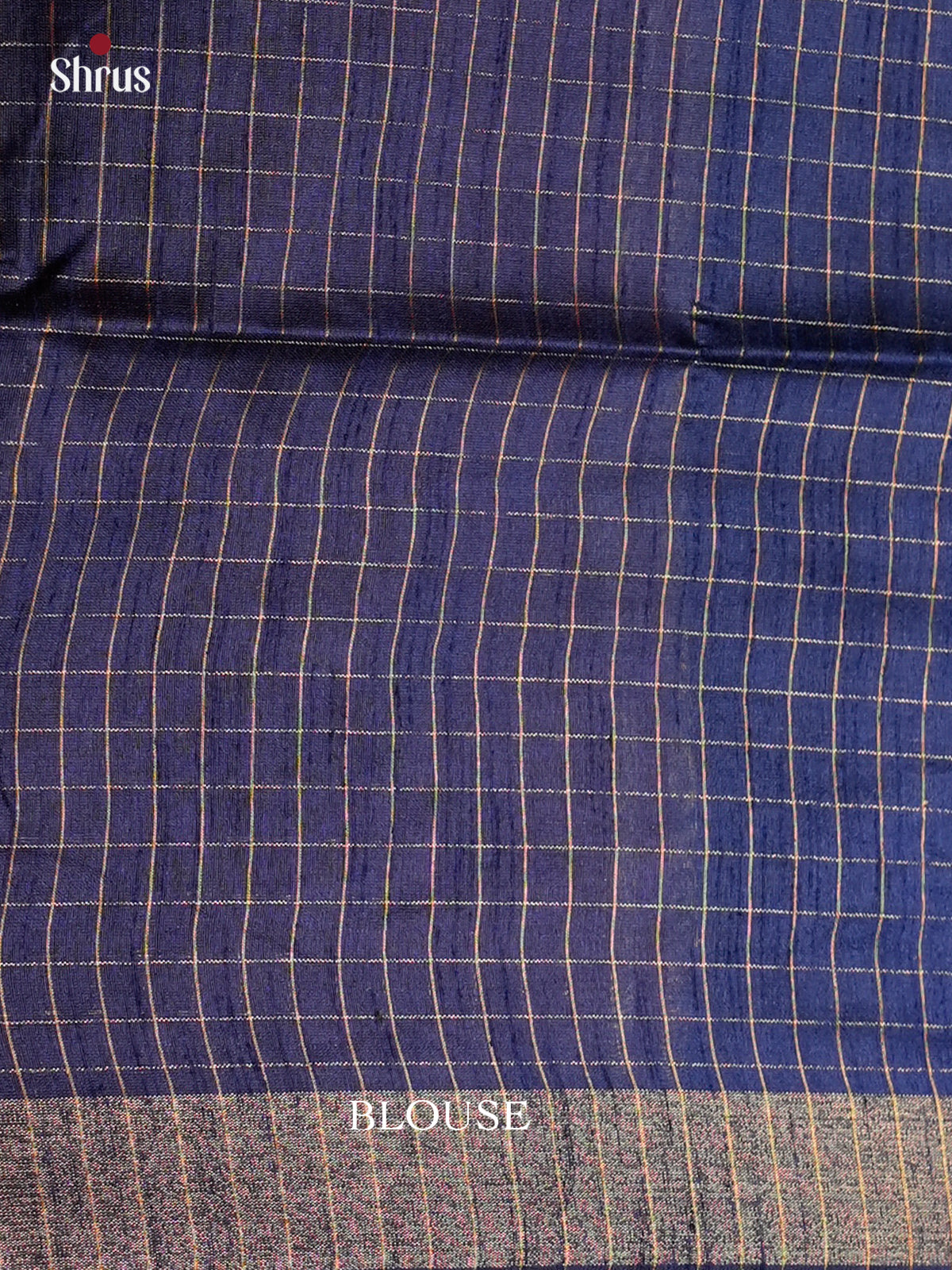 Red & Blue - Semi Rawsilk - Saree -EAS24103