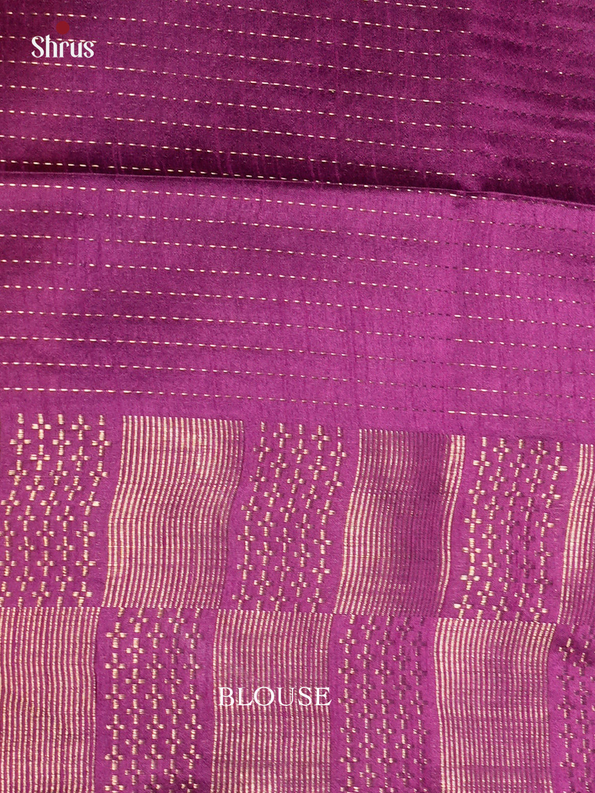Orange & Purple - Semi Rawsilk - Saree - EAS24128