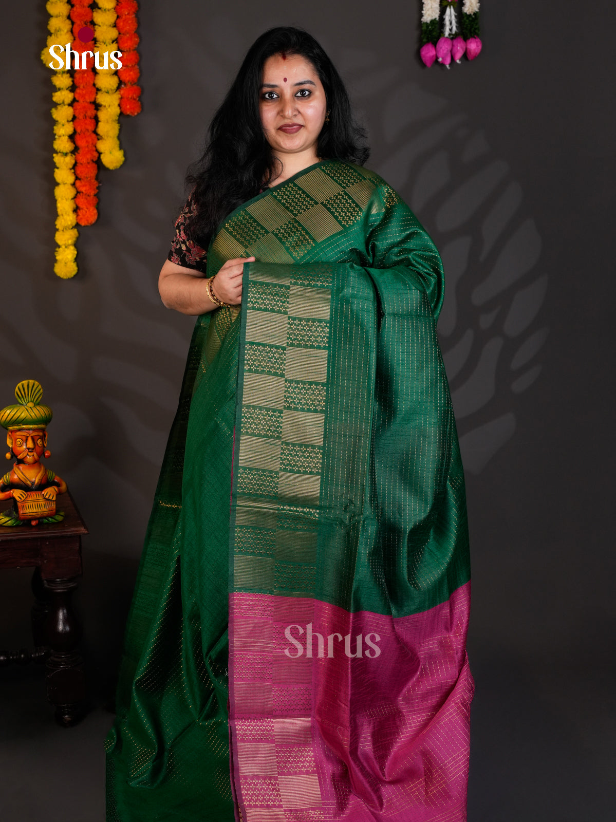 EAS24131 - Semi Rawsilk - Saree - Shop on Shrus.com