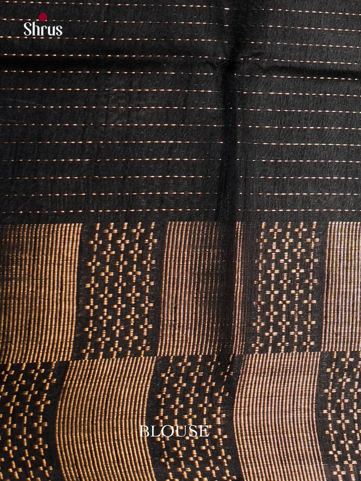 Light Green & Black - Semi Rawsilk - Saree-EAS24133 - Shop on Shrus.com