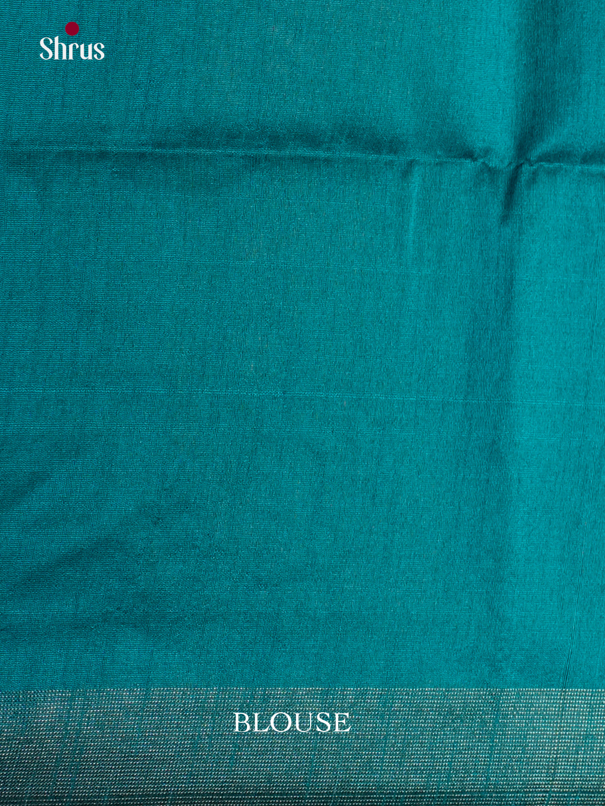 Blue & Teal -EAS24140 - Semi Rawsilk - Saree - Shop on Shrus.com