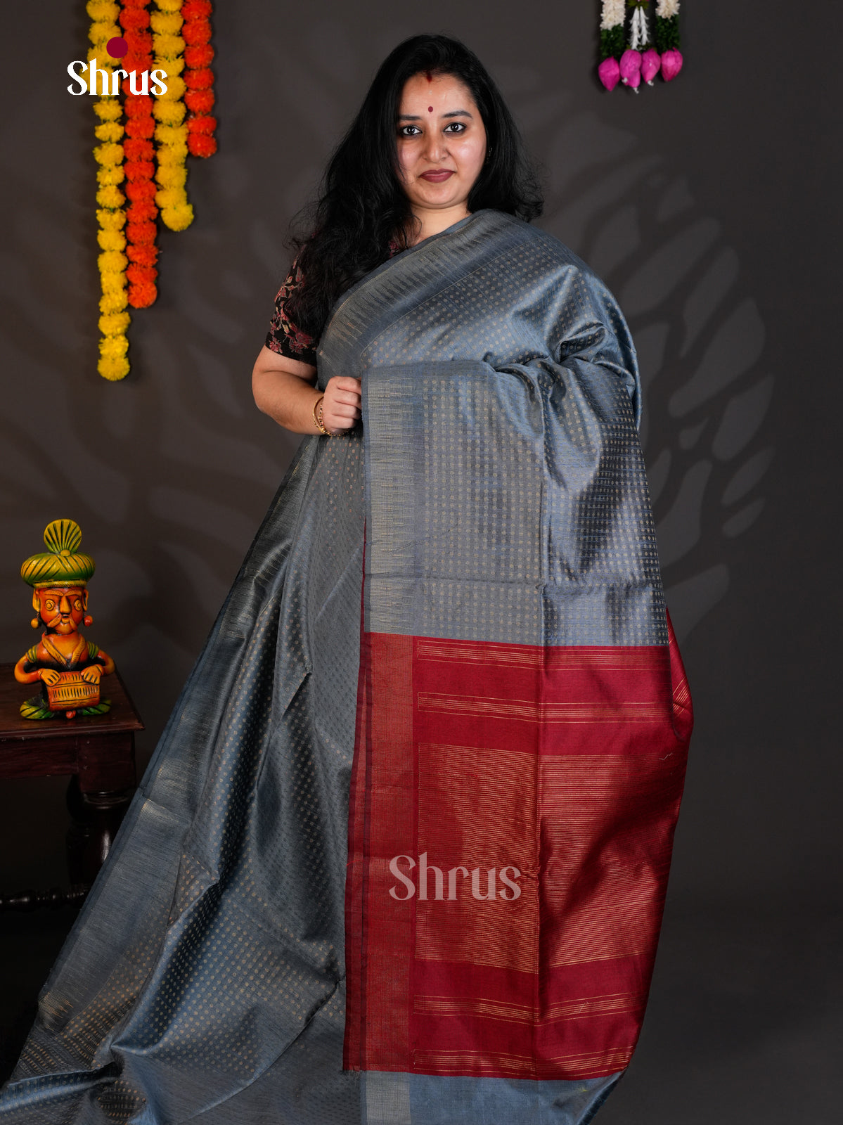 EAS24142 - Semi Rawsilk - Saree