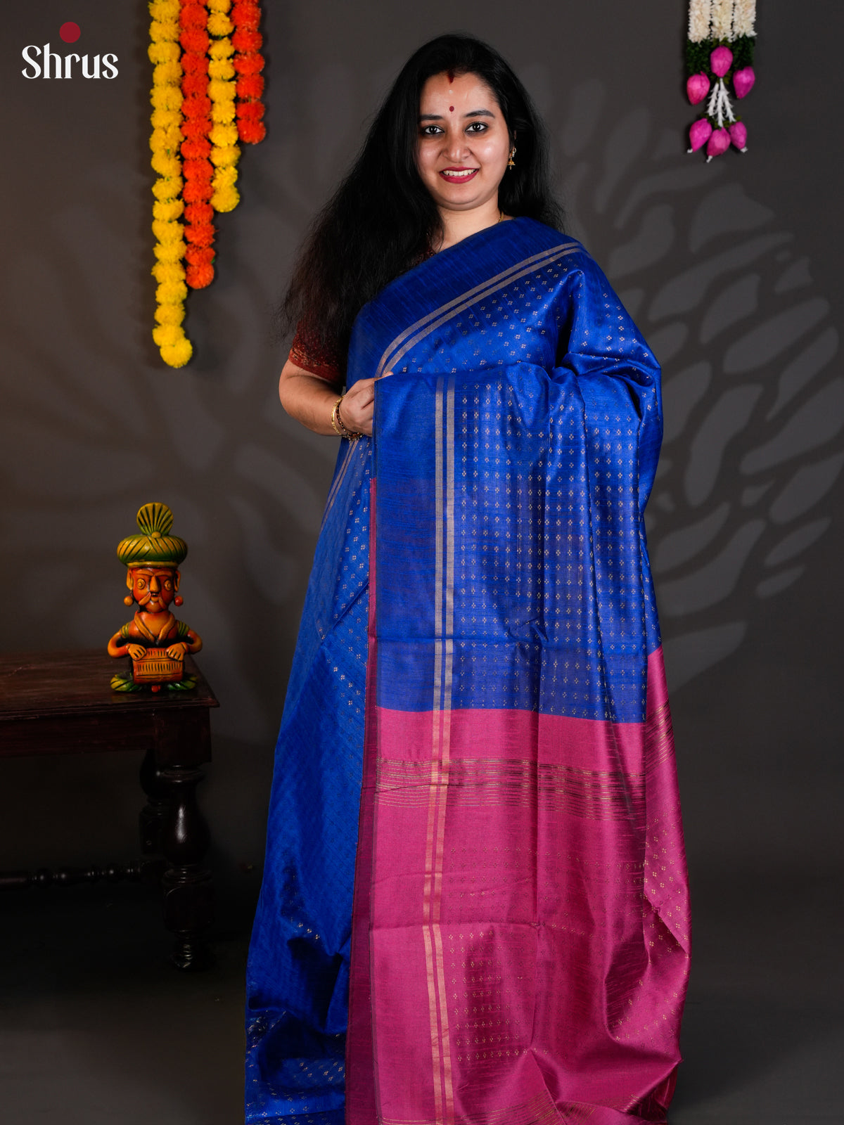EAS24198 - Semi Rawsilk - Saree - Shop on Shrus.com