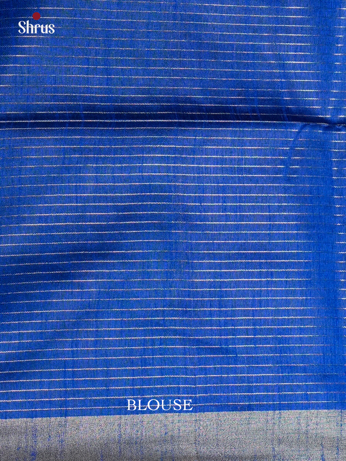 Sky Blue & Blue - Semi Rawsilk - Saree-EAS24211