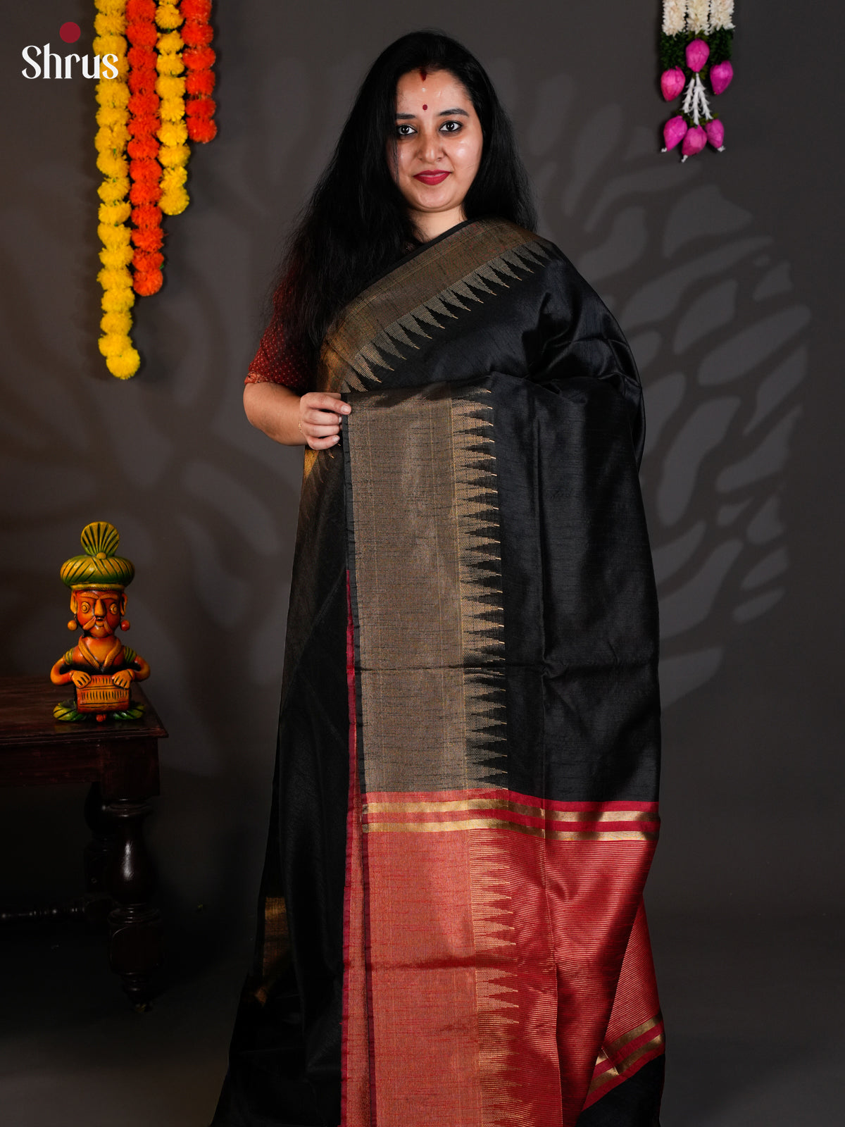 EAS24270 - Semi Rawsilk - Saree - Shop on Shrus.com