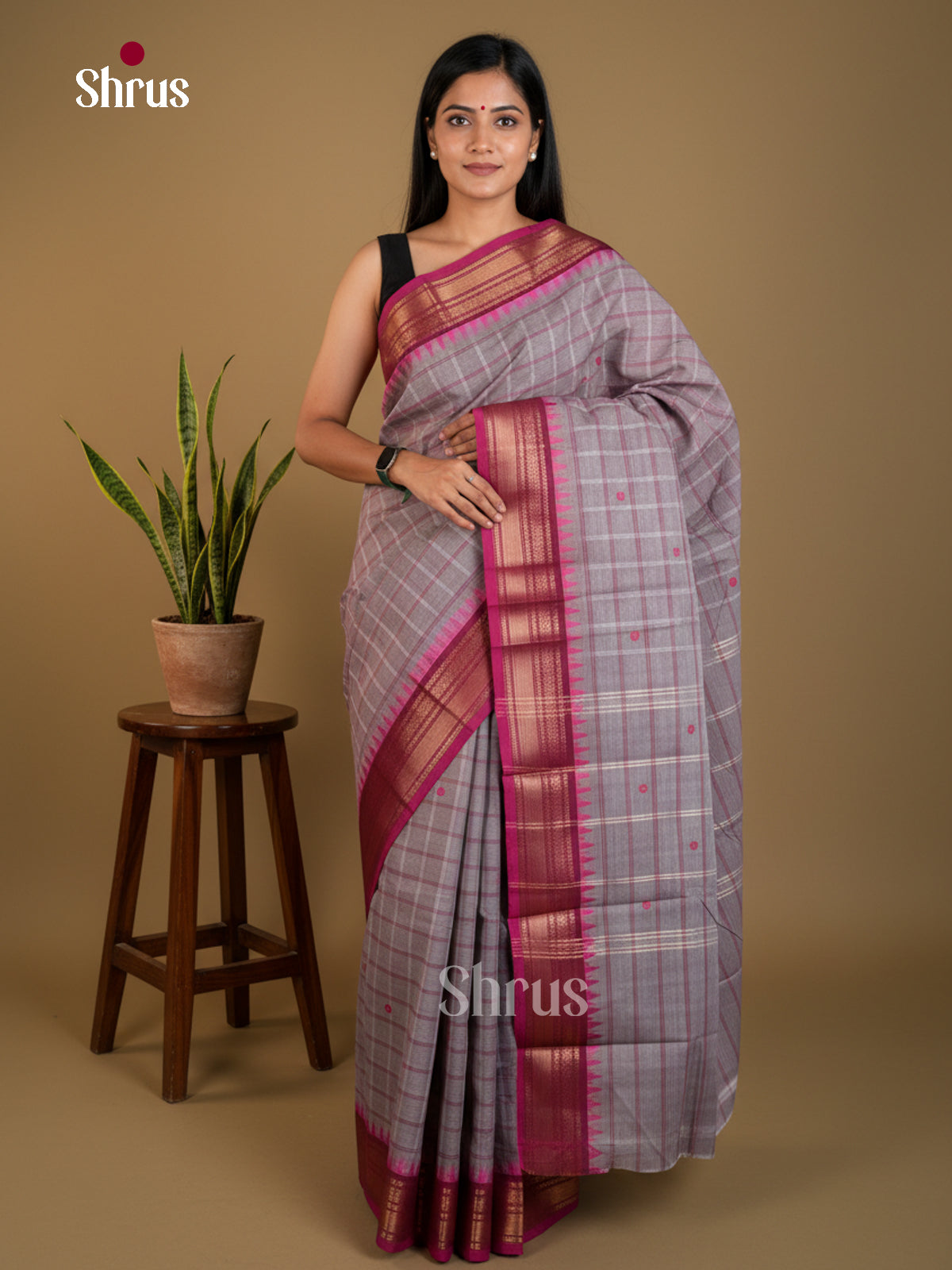 EAS24296 - Chettinad Cotton - Saree - Shop on Shrus.com