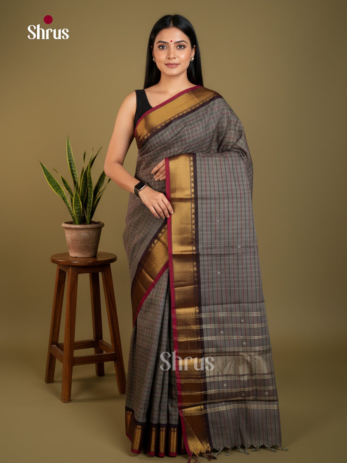 EAS24297 - Chettinad Cotton - Saree - Shop on Shrus.com