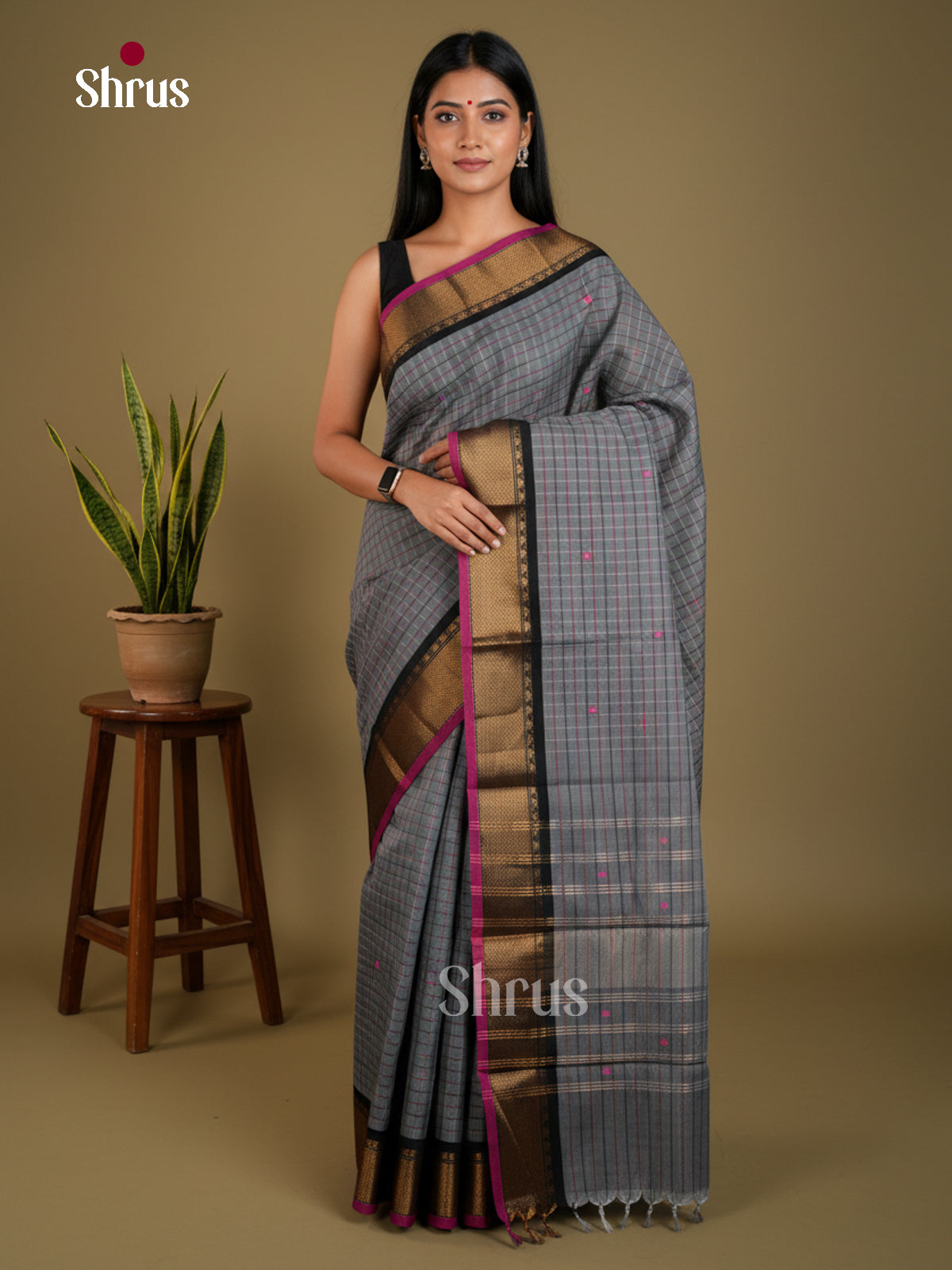 EAS24304 - Chettinad Cotton - Saree - Shop on Shrus.com