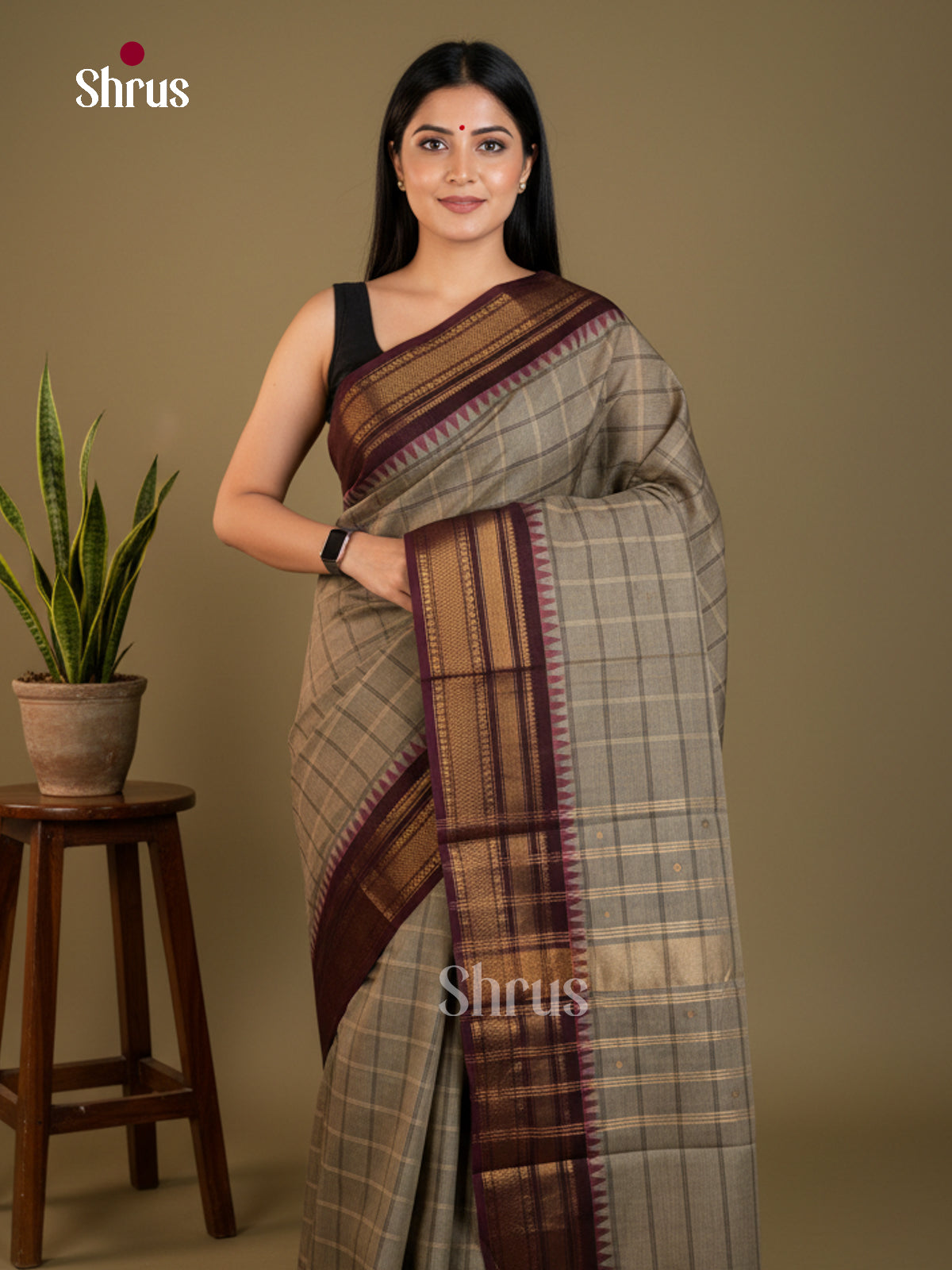 EAS24308 - Chettinad Cotton - Saree - Shop on Shrus.com