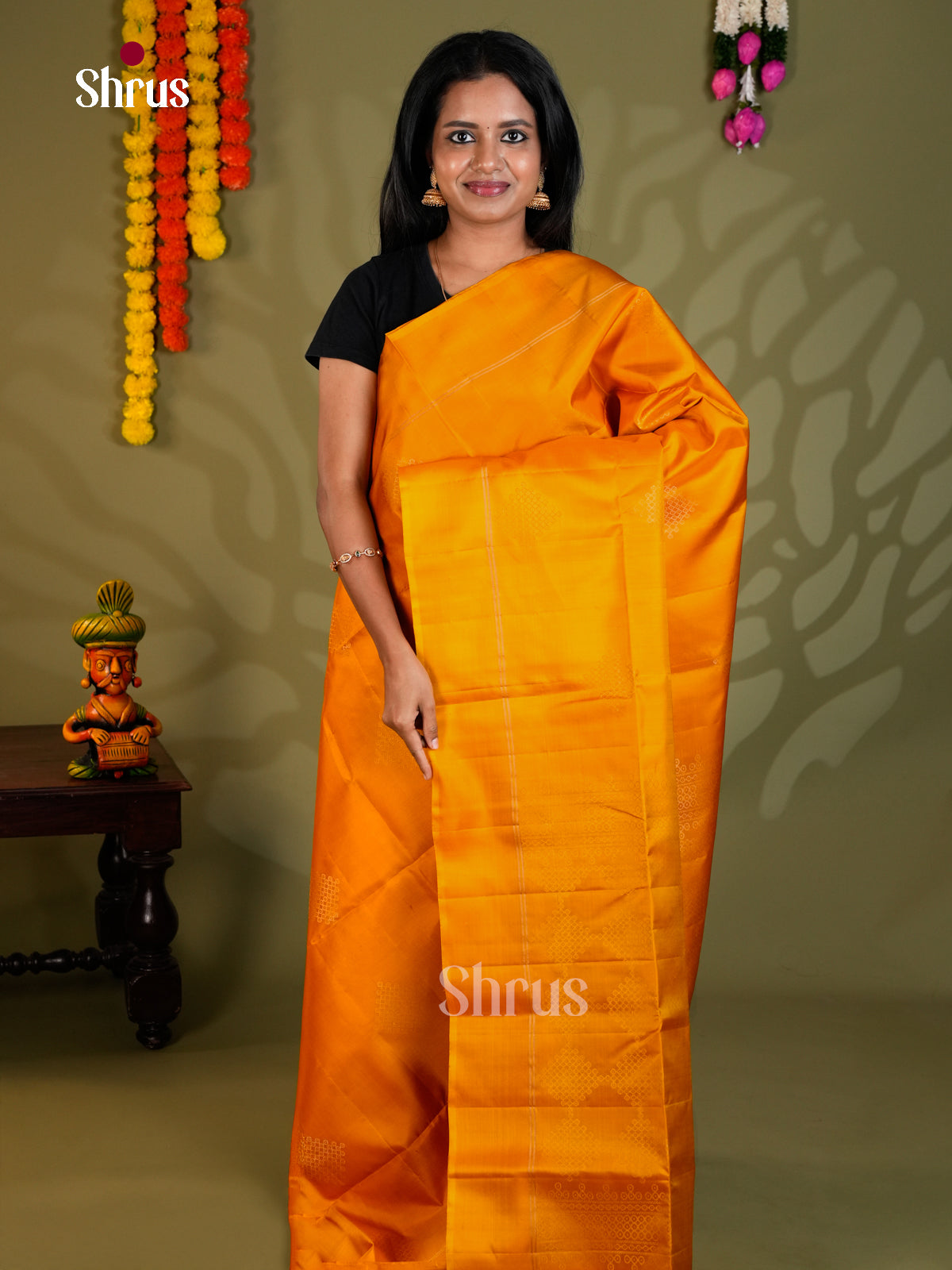 EAS24321 - Soft Silk Saree - Shop on Shrus.com