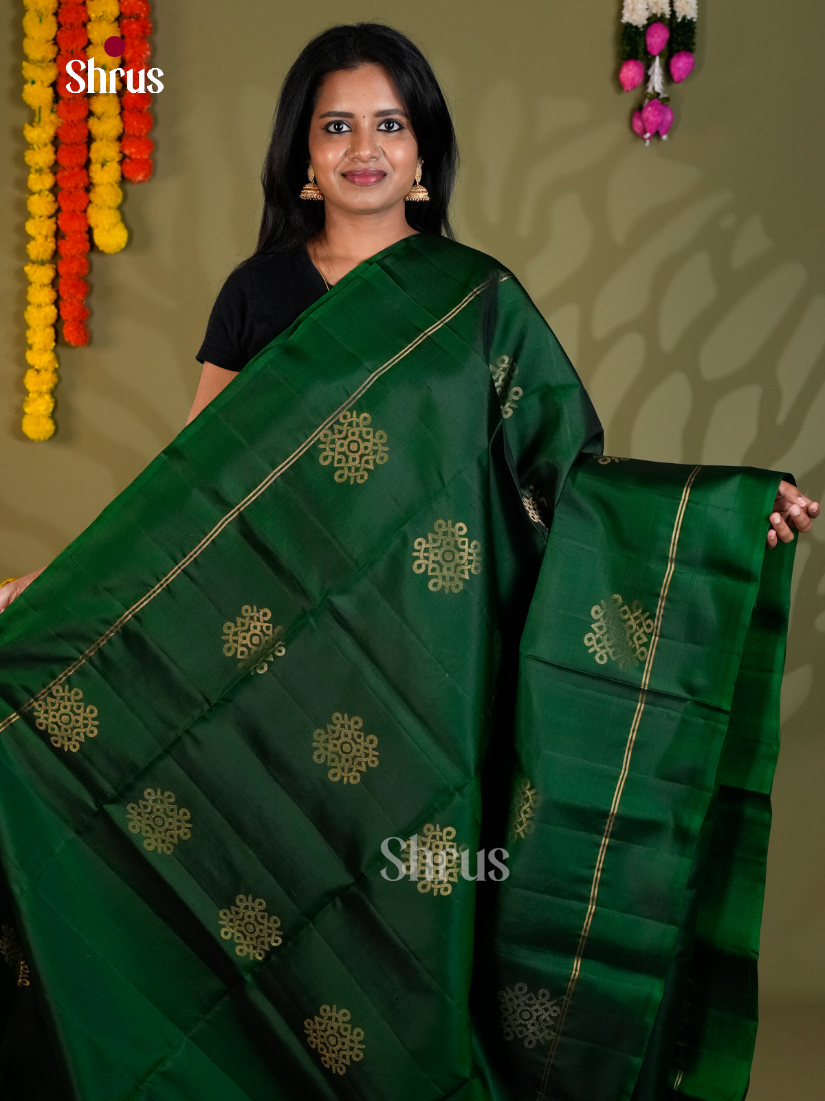 EAS24322 - Soft Silk Saree - Shop on Shrus.com
