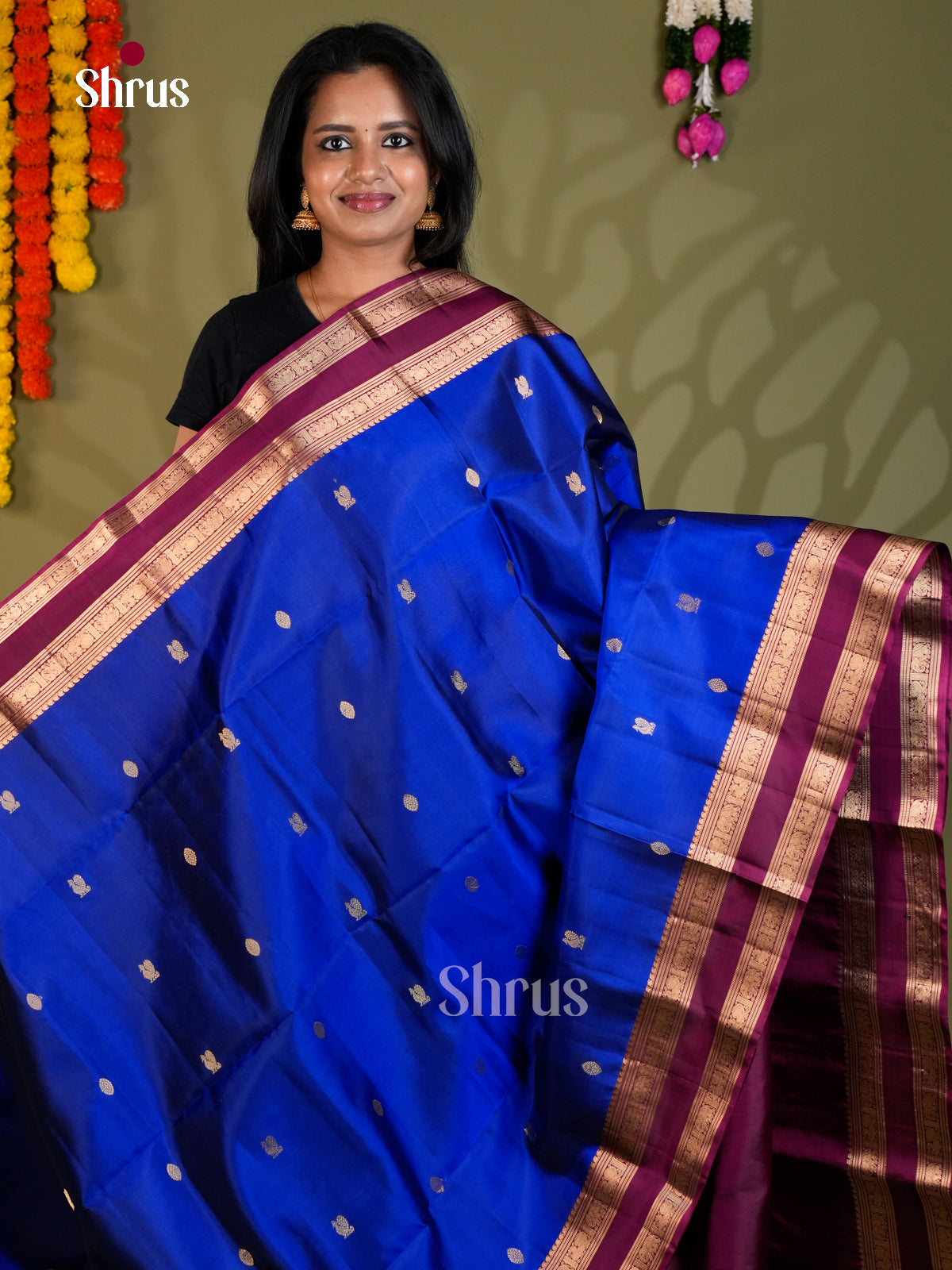 EAS24333 - Soft Silk Saree - Shop on Shrus.com