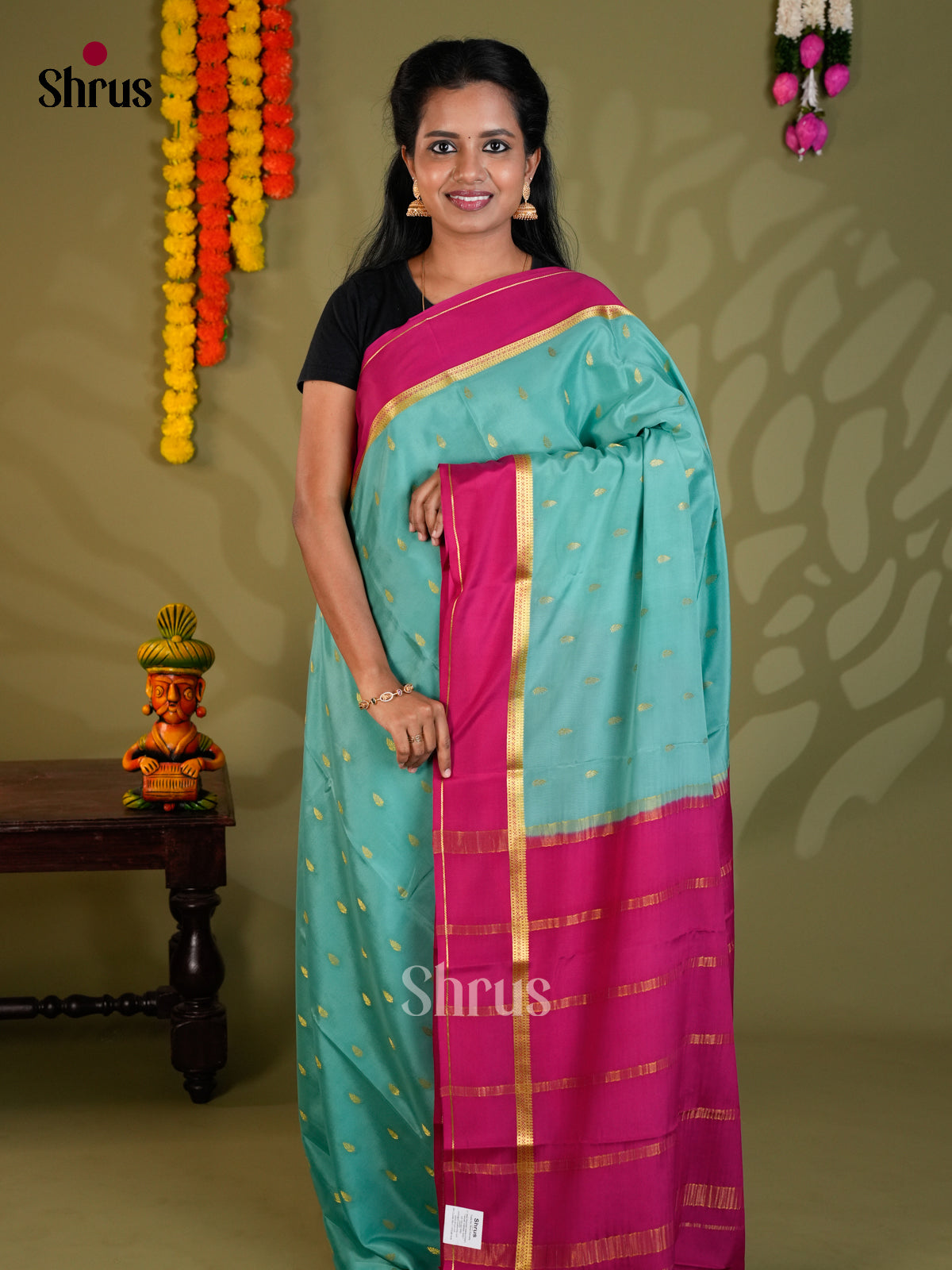 EAS24340 - Mysore Silk - Saree - Shop on Shrus.com