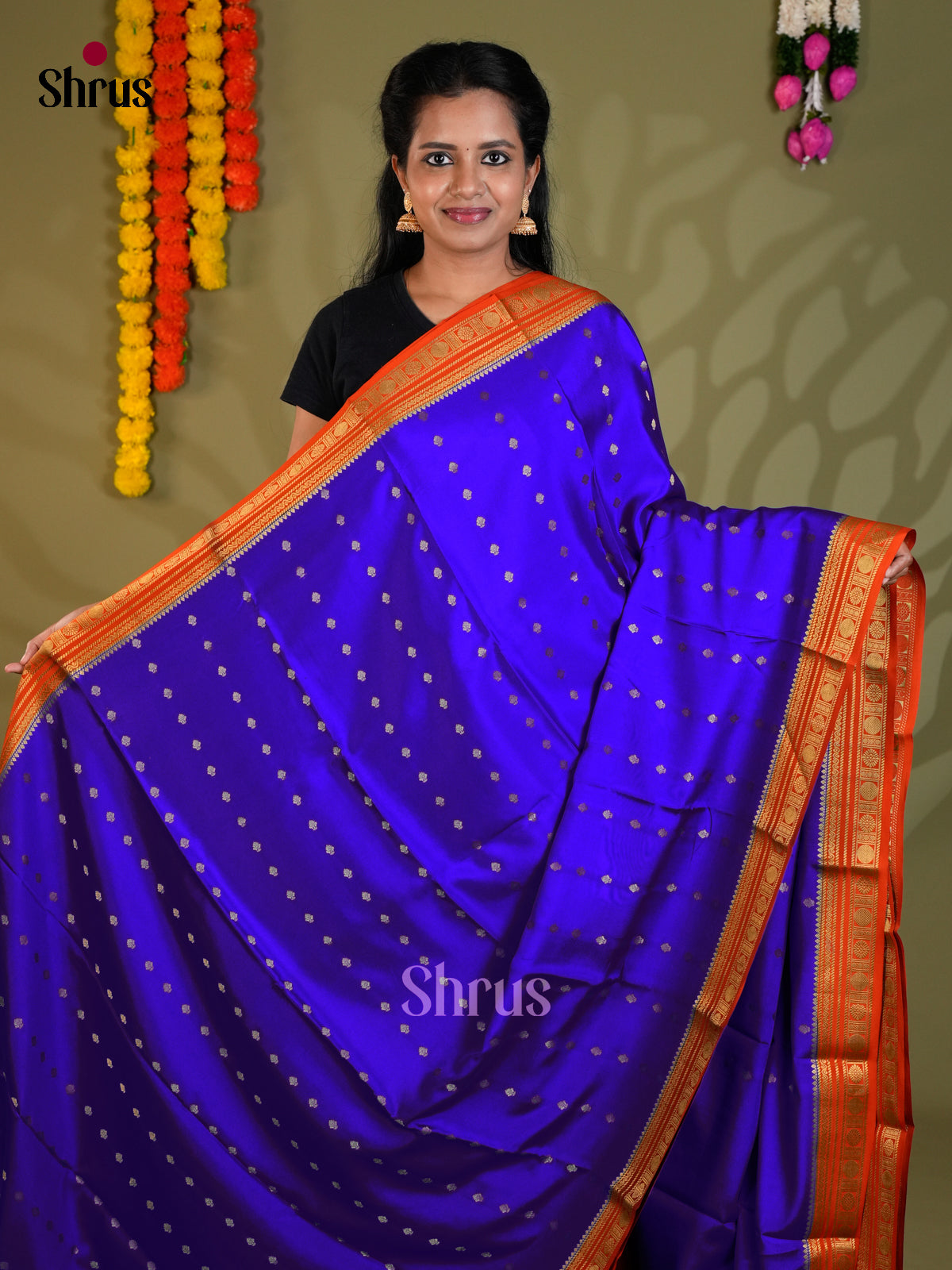 EAS24354 - Mysore Silk - Saree - Shop on Shrus.com