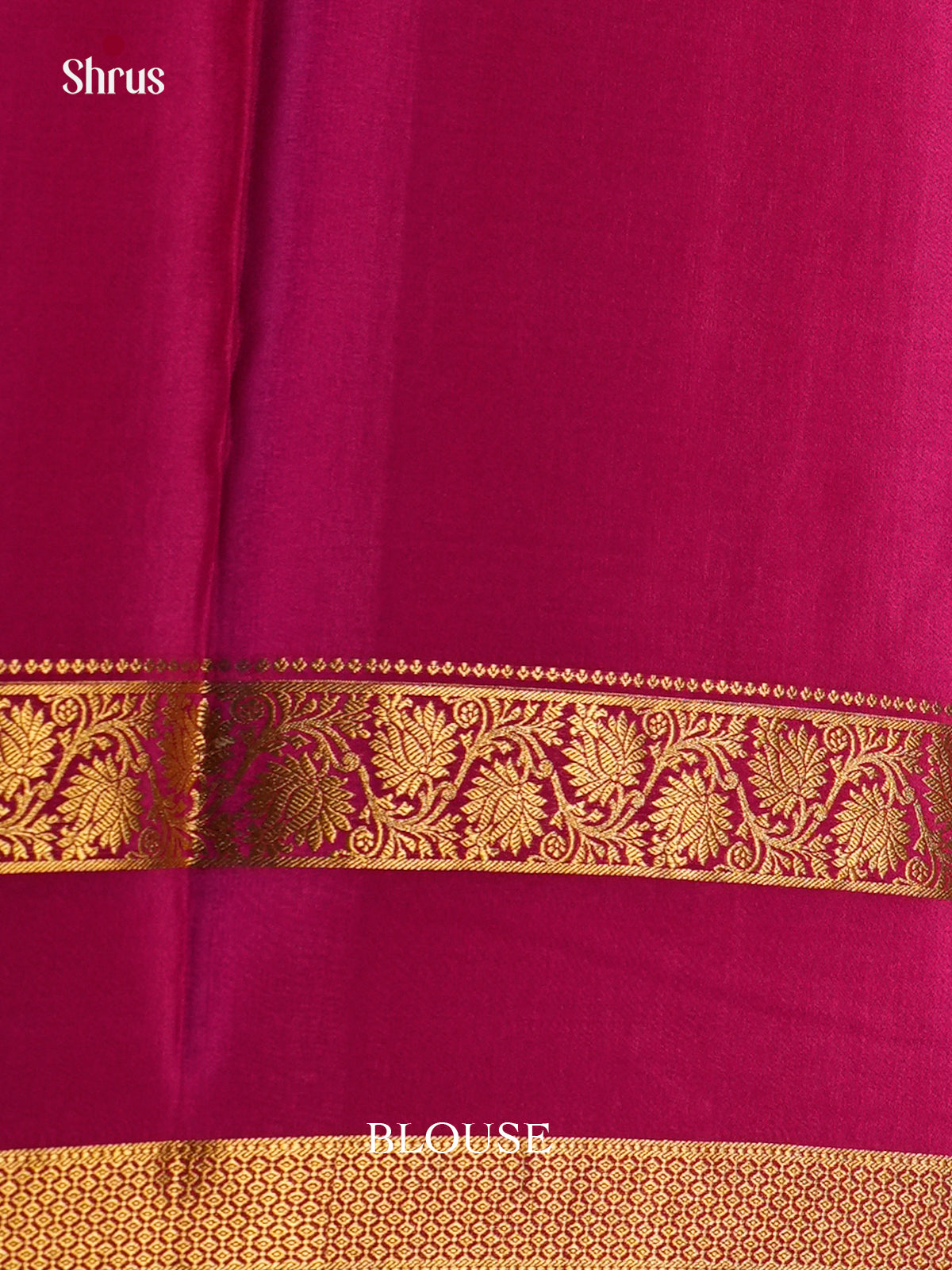 Gorgeous Pink Mysore Silk Saree with zari checks & rettaipet bodrer - EAS24359 - Shop on Shrus.com