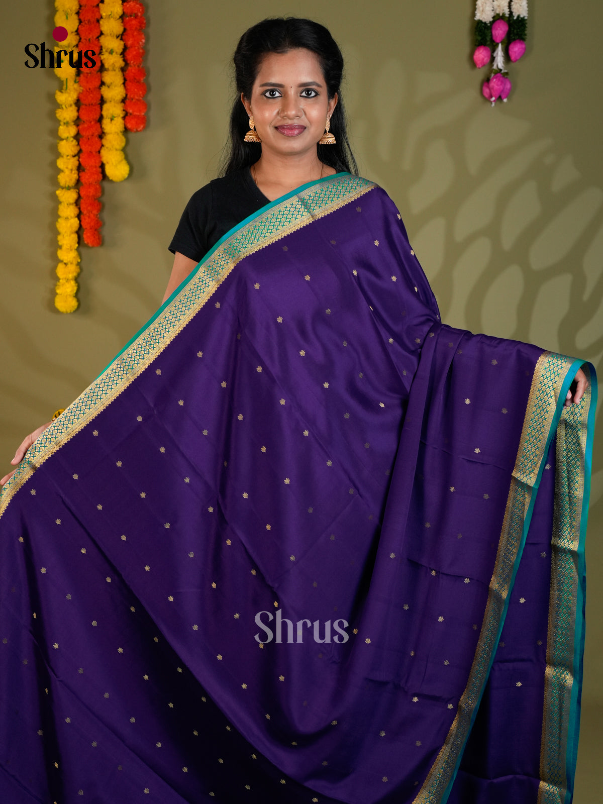 EAS24388 - Mysore Silk - Saree - Shop on Shrus.com