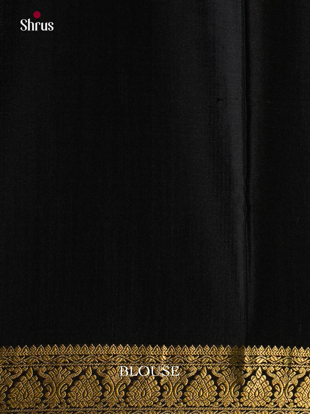 Radiant Orange & Black Mysore Silk Saree with zari stripes - EAS24399