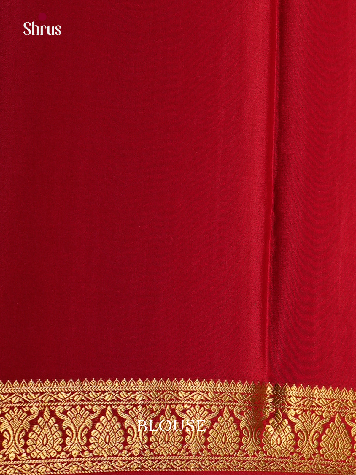 Beautiful Pink & Red Mysore Silk Saree with zari stripes & Border - EAS24407 - Shop on Shrus.com